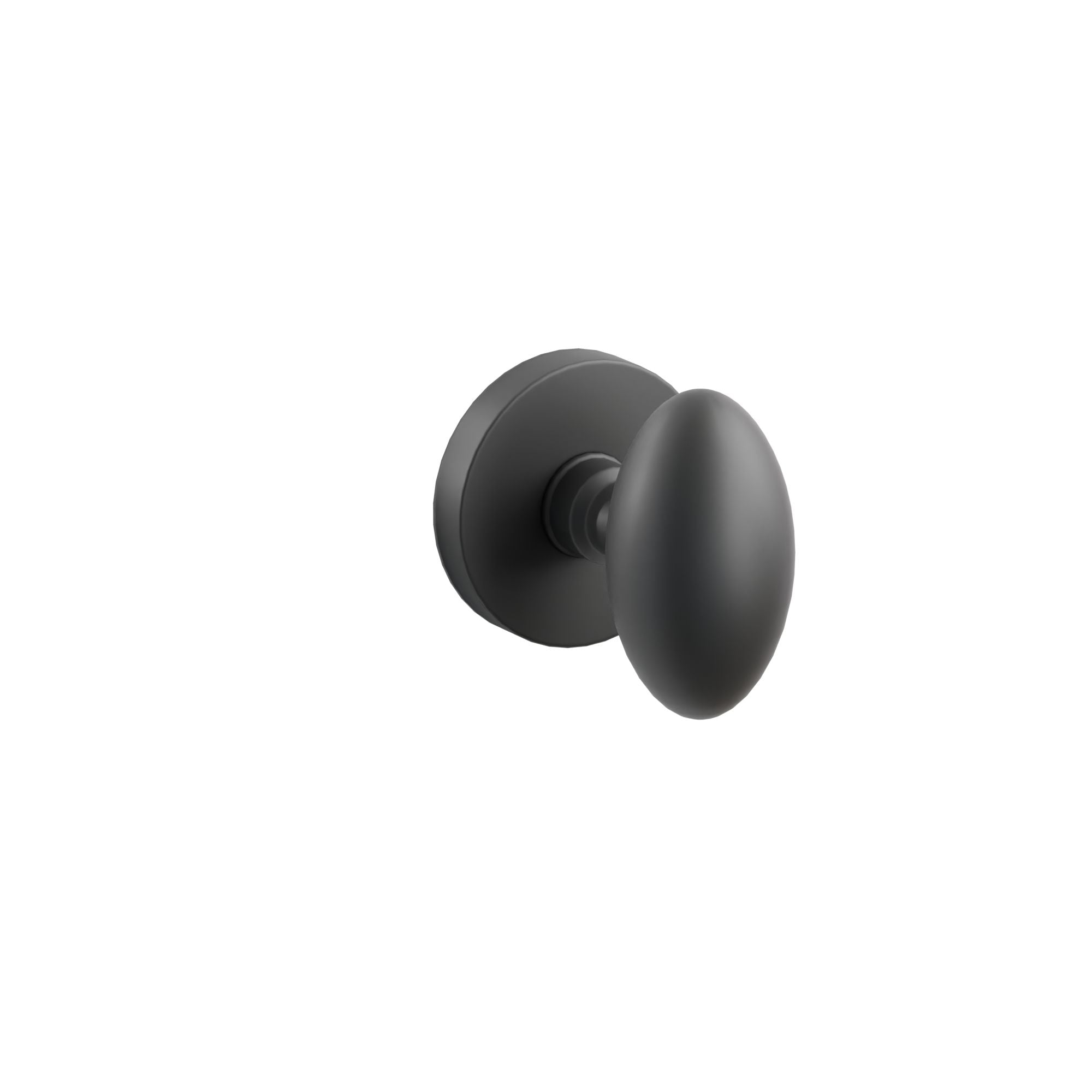 Emtek Concealed Fastener Egg Knob Set With Disk Rosette