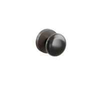 Emtek Ebony Porcelain Knob Set with Disk Rosette