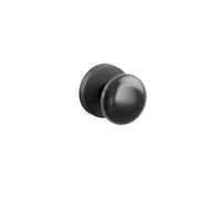 Emtek Concealed Fastener Ebony Porcelain Knob Set With Disk Rosette