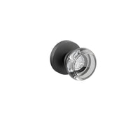 Emtek Concealed Fastener Georgetown Glass Knob Set With Disk Rosette
