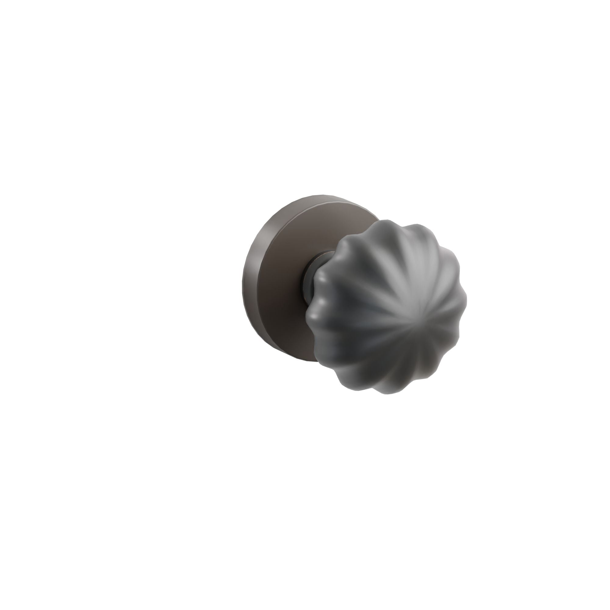 Emtek Melon Knob Set with Disk Rosette