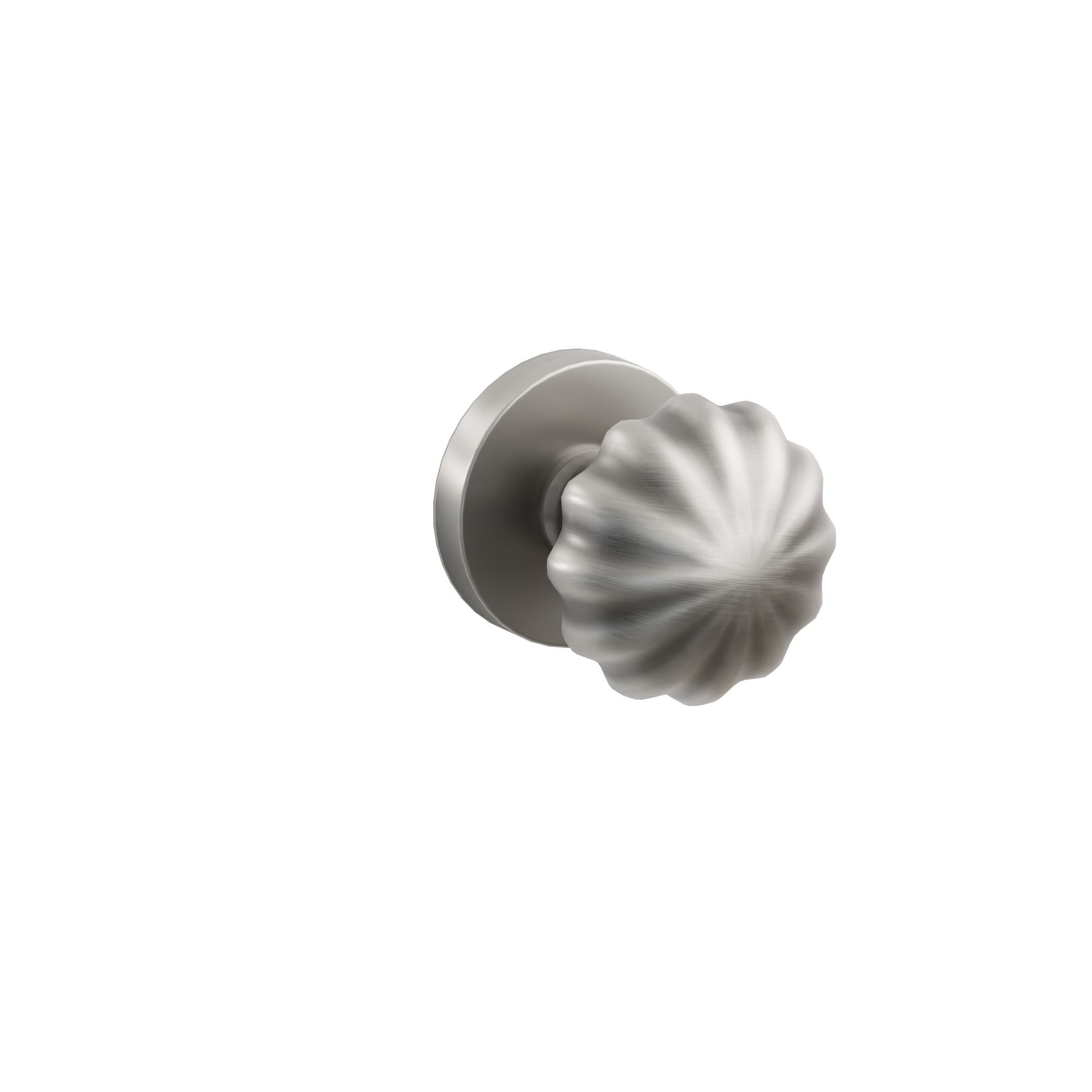 Emtek Concealed Fastener Melon Knob Set With Disk Rosette