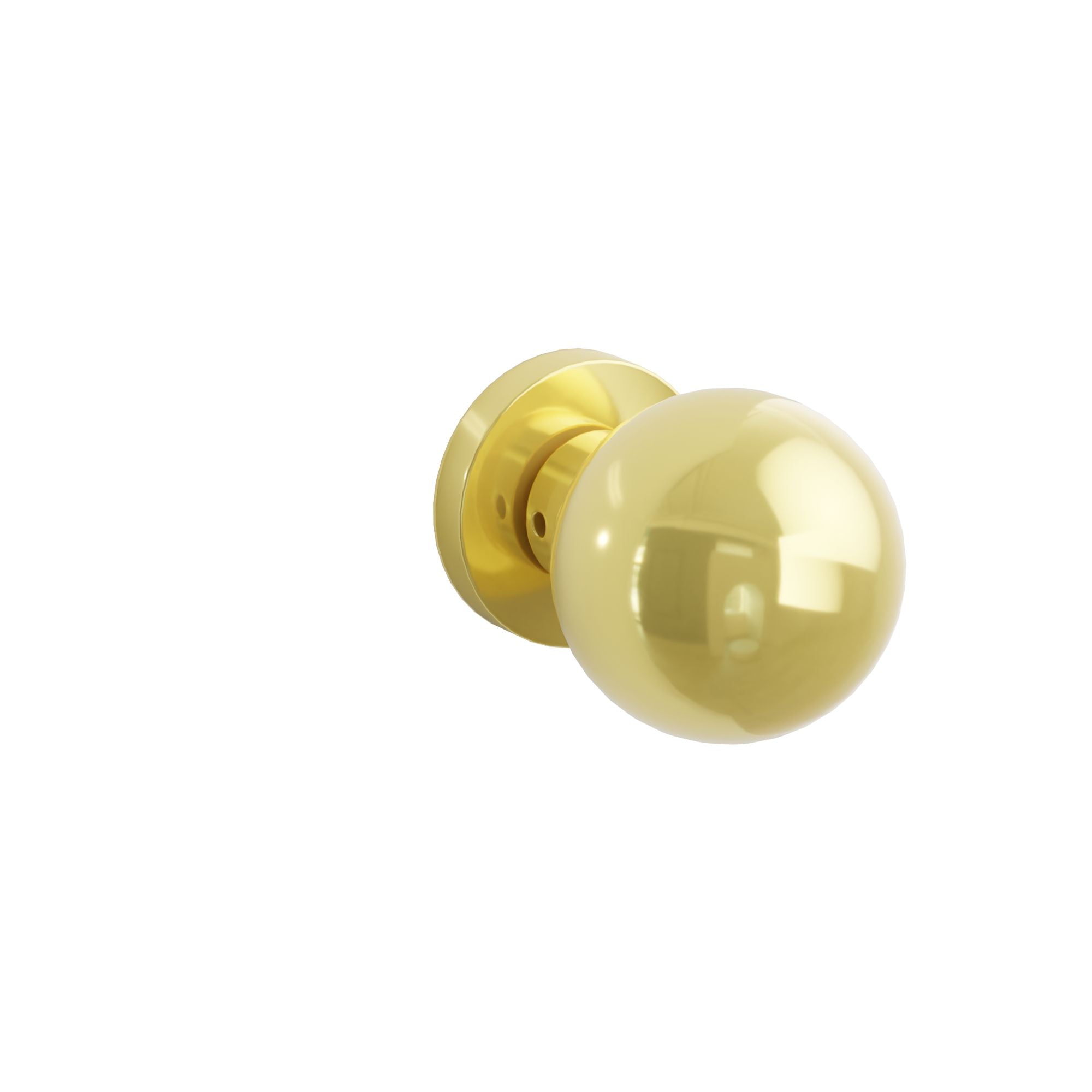 Emtek Concealed Fastener Orb Knob Set With Disk Rosette