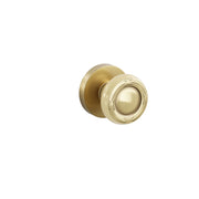 Emtek Concealed Fastener Ribbon & Reed Knob Set With Disk Rosette