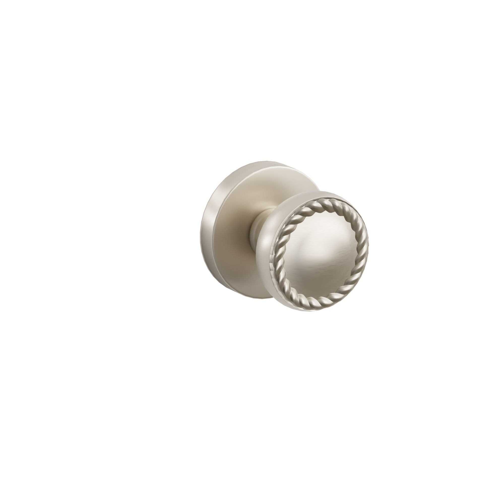 Emtek Concealed Fastener Rope Knob Set With Disk Rosette