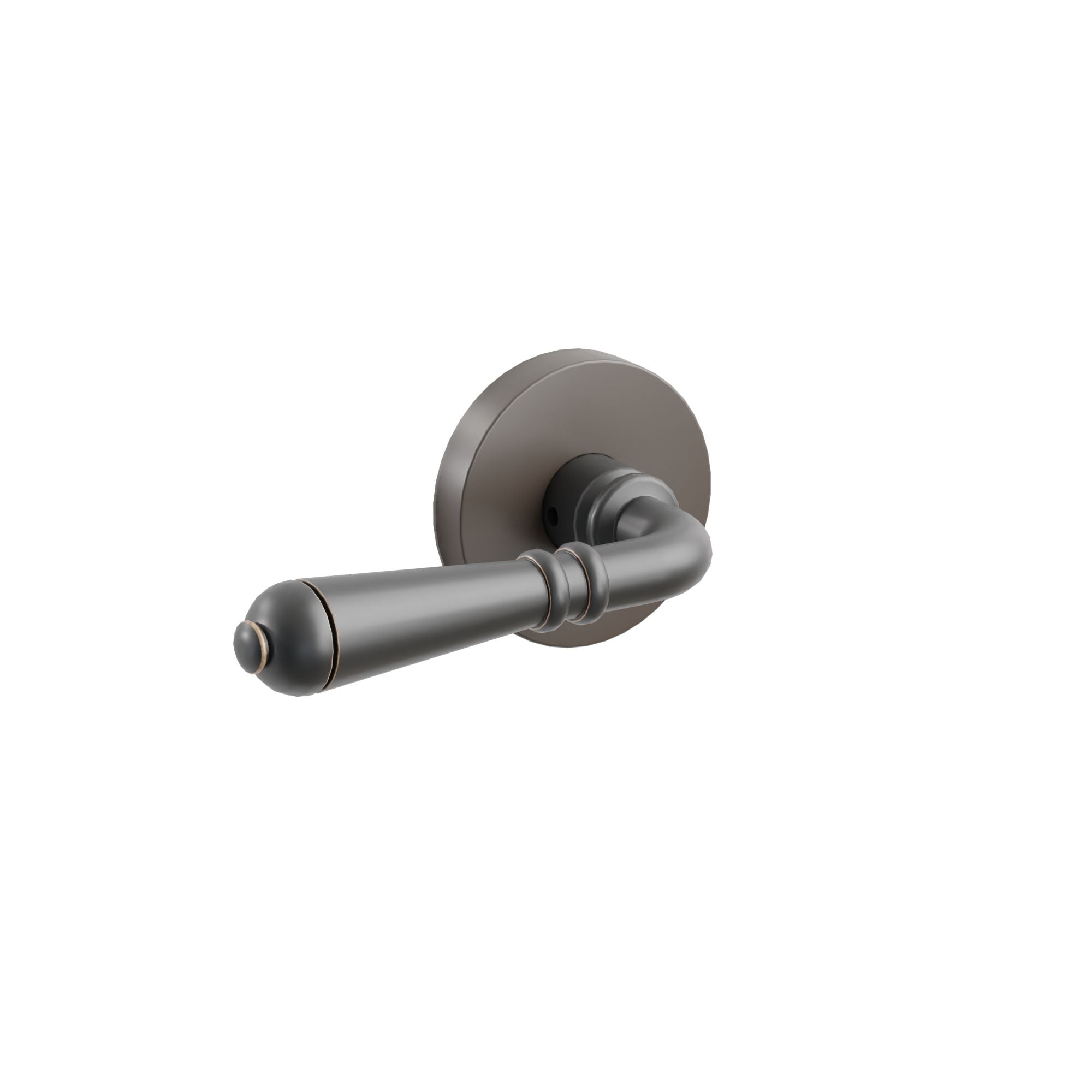 Emtek Concealed Fastener Turino Lever Set With Disk Rosette