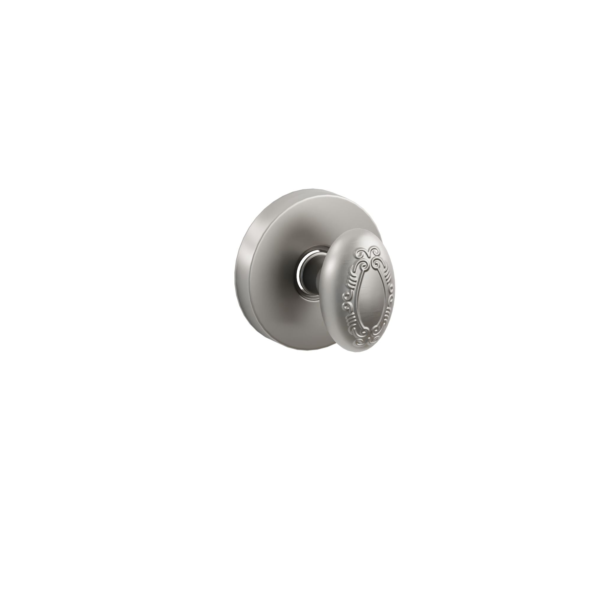 Emtek Concealed Fastener Victoria Knob Set With Disk Rosette