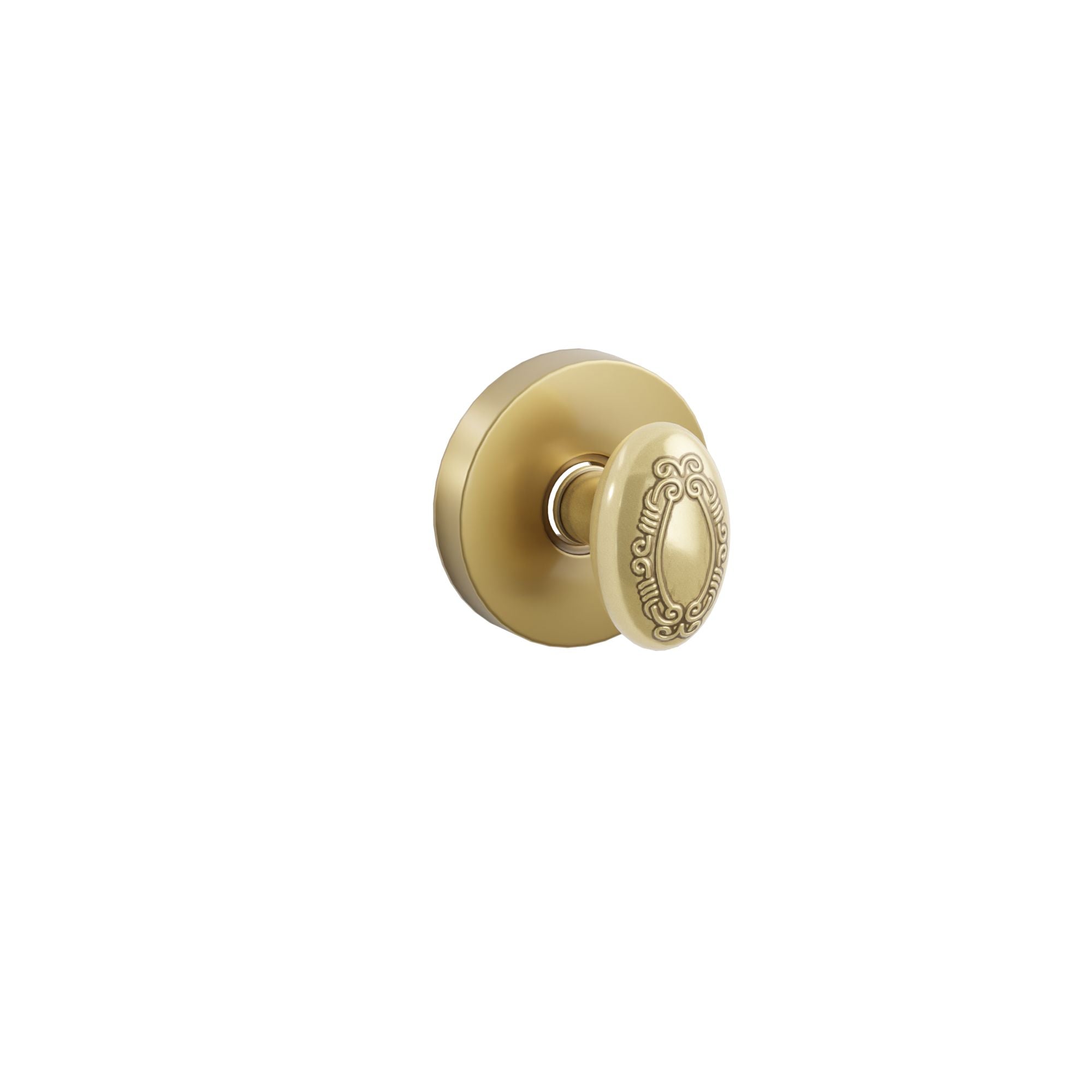 Emtek Victoria Knob Set with Disk Rosette