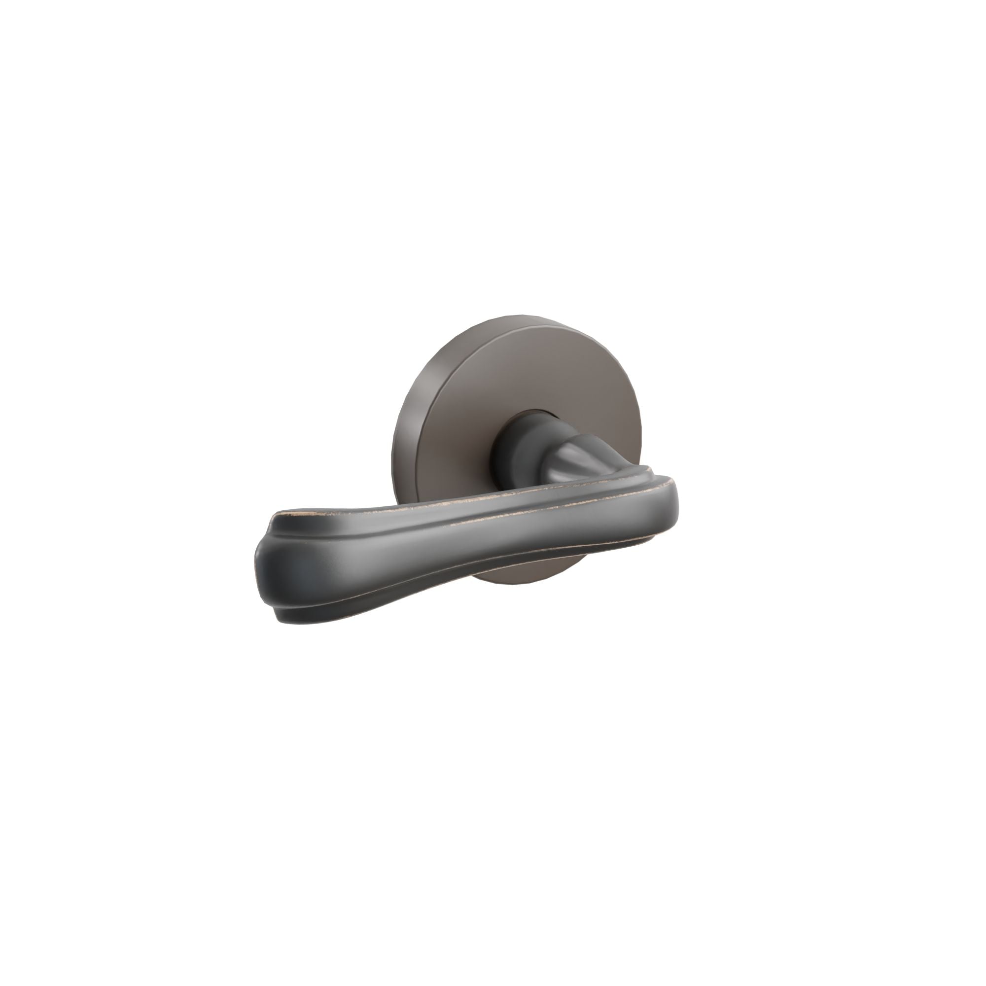 Emtek Concealed Fastener Wembley Lever Set With Disk Rosette