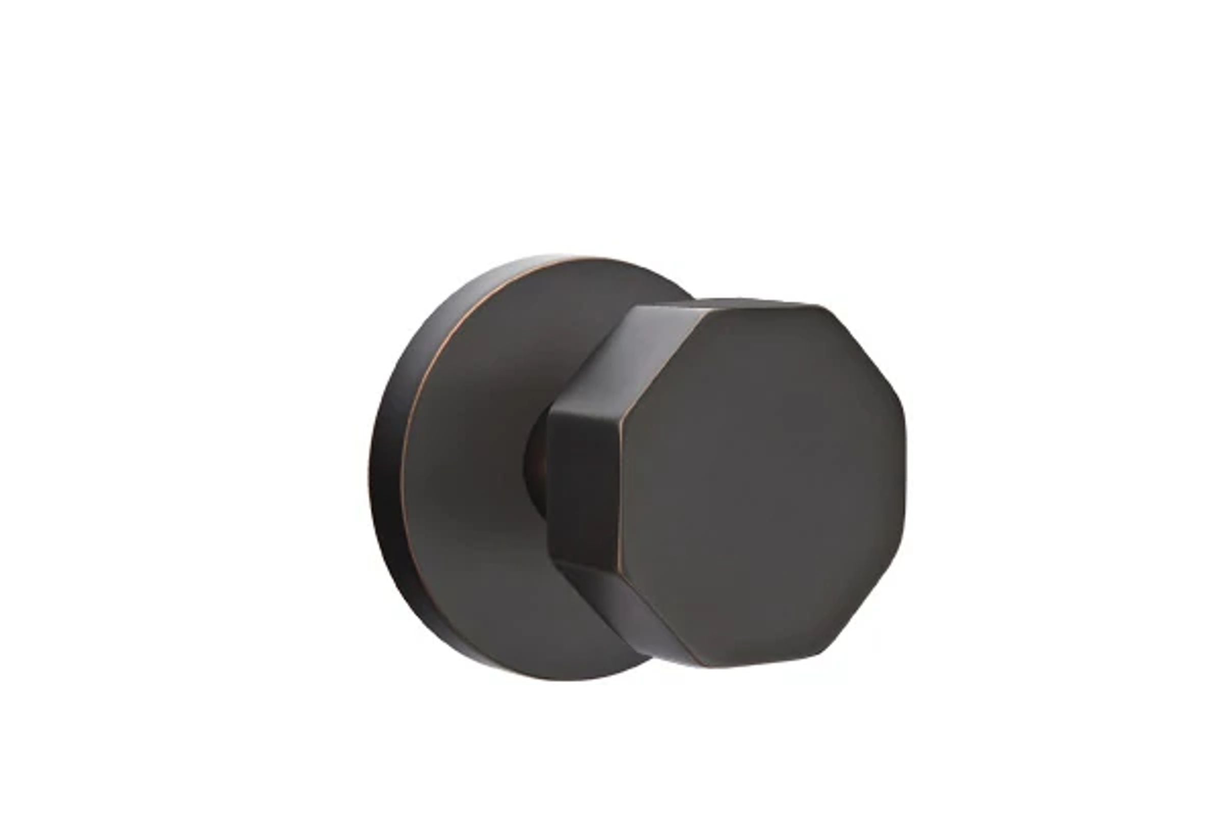 Emtek Octagon Knob Set with Disk Rosette