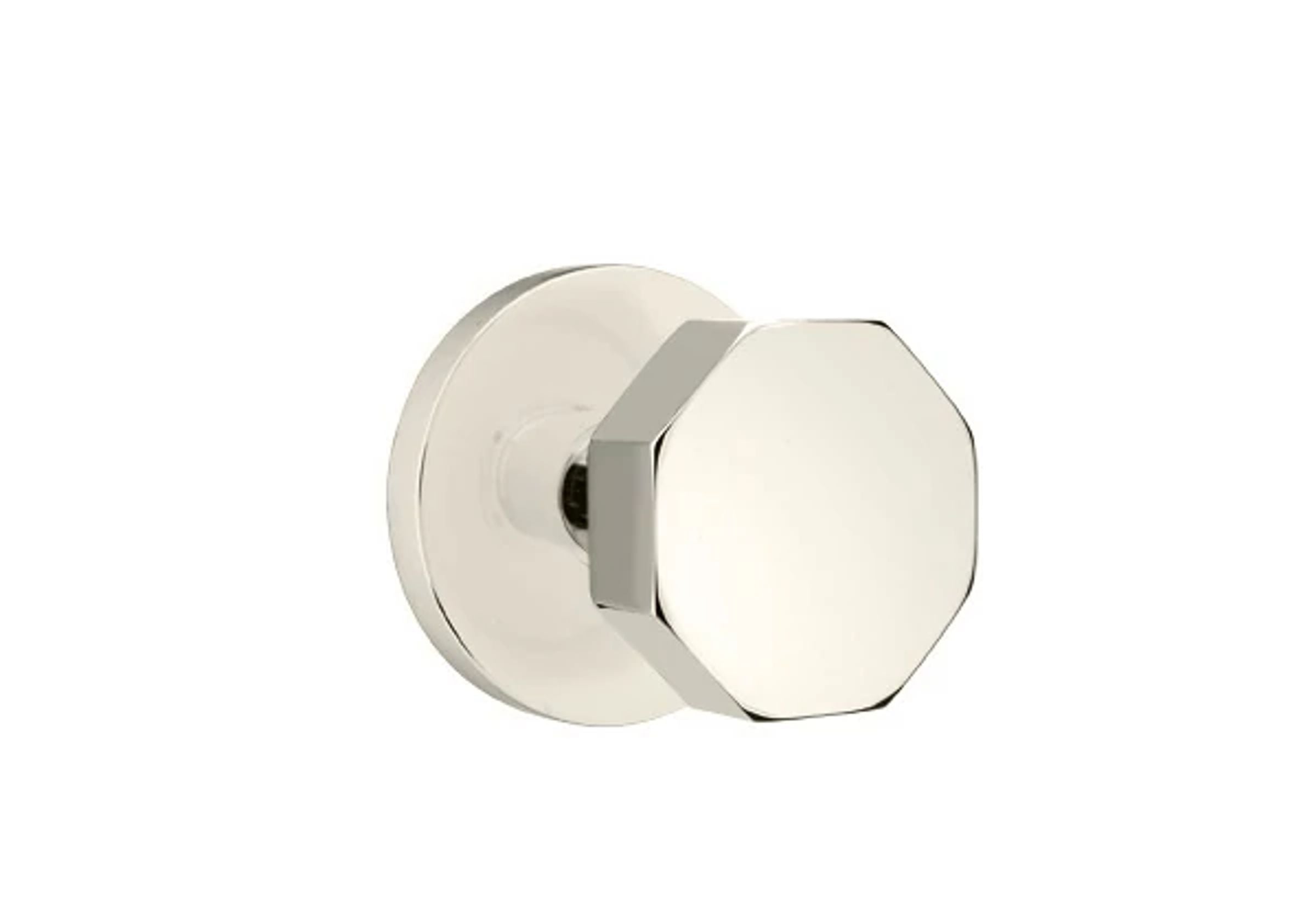 Emtek Concealed Fastener Octagon Knob Set with Disk Rosette