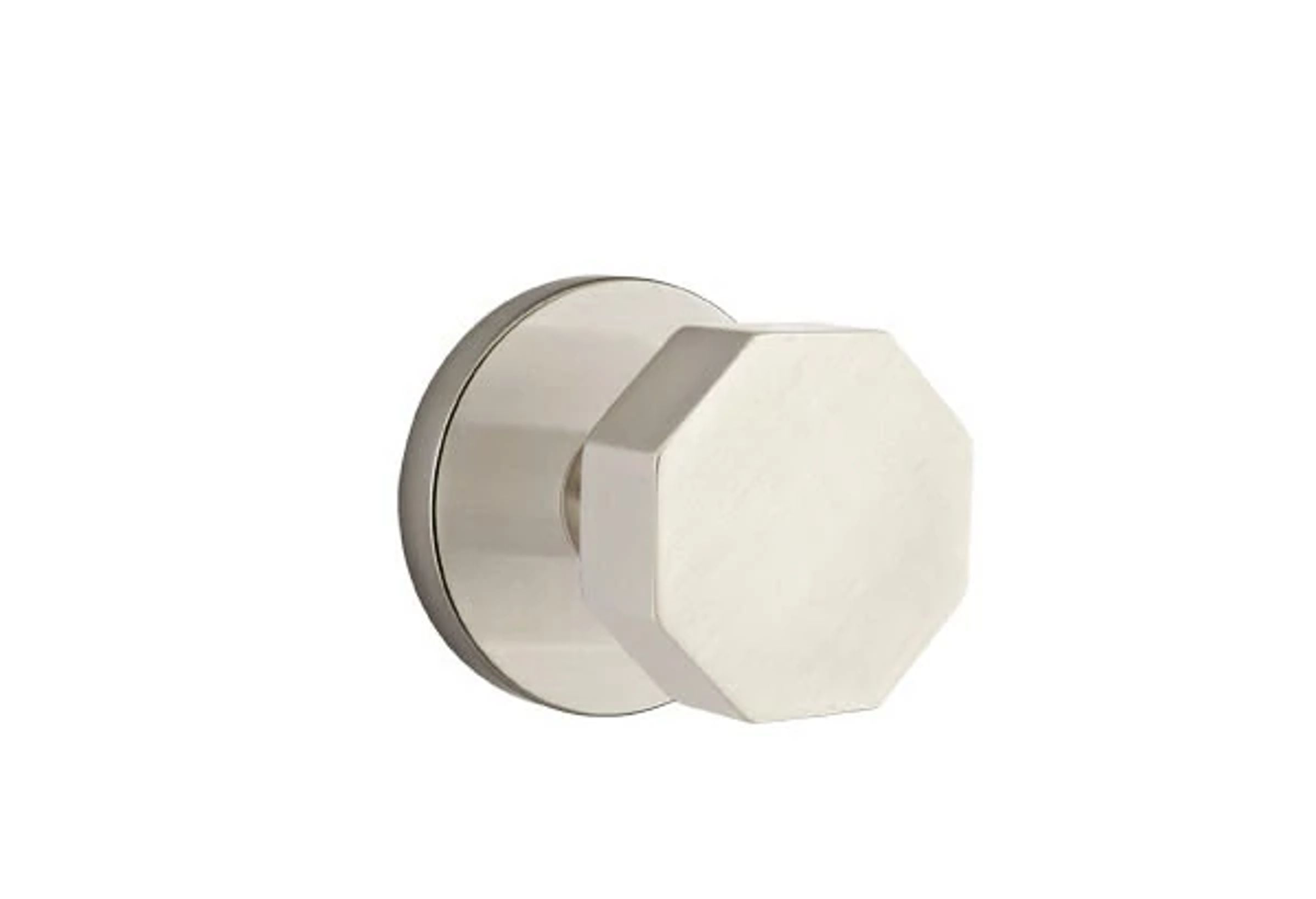 Emtek Concealed Fastener Octagon Knob Set with Disk Rosette