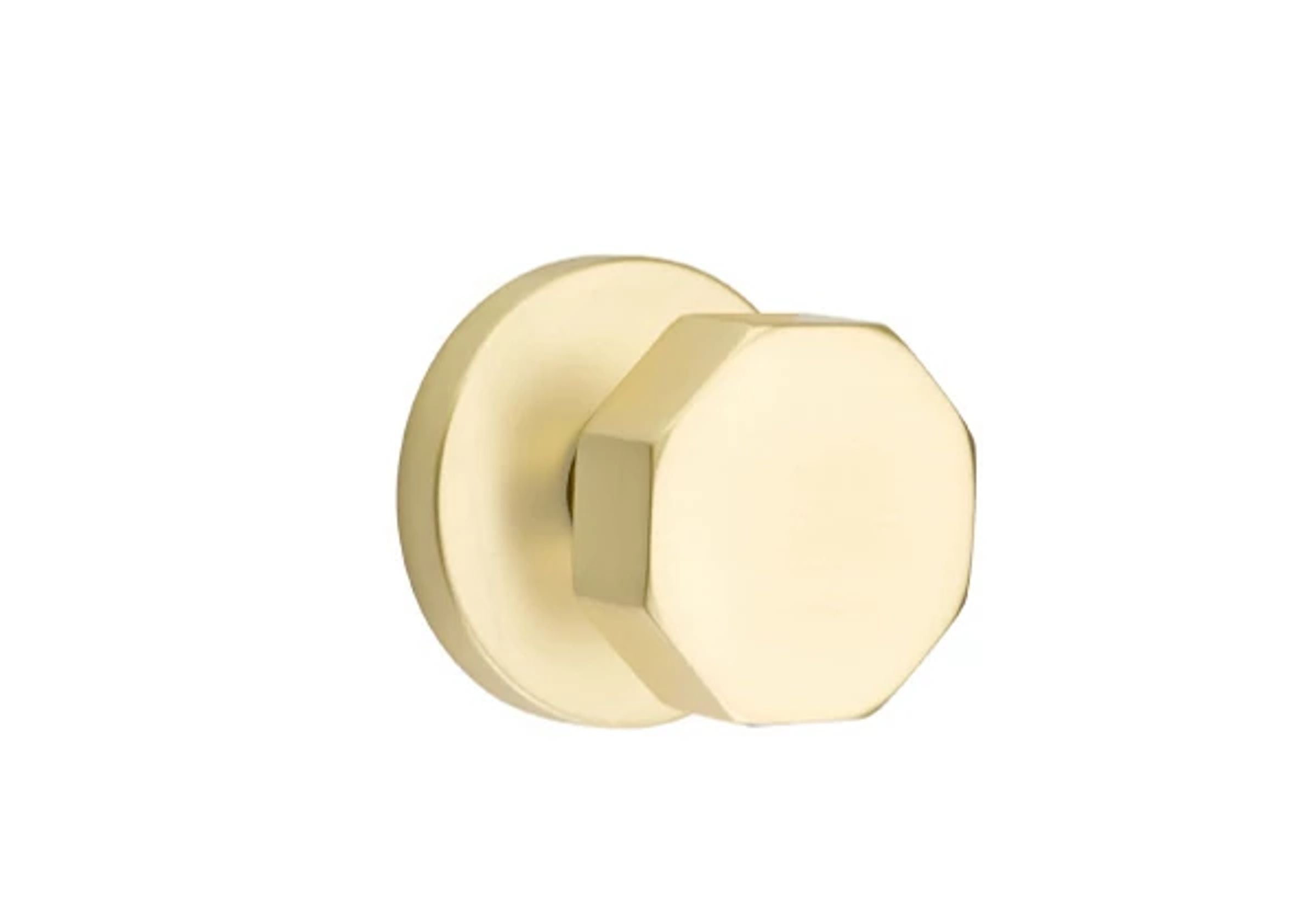 Emtek Concealed Fastener Octagon Knob Set with Disk Rosette
