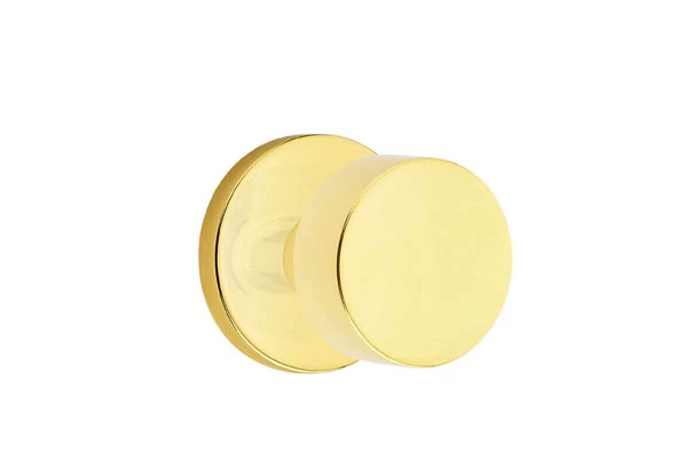 Emtek Concealed Fastener Round Knob Set with Disk Rosette