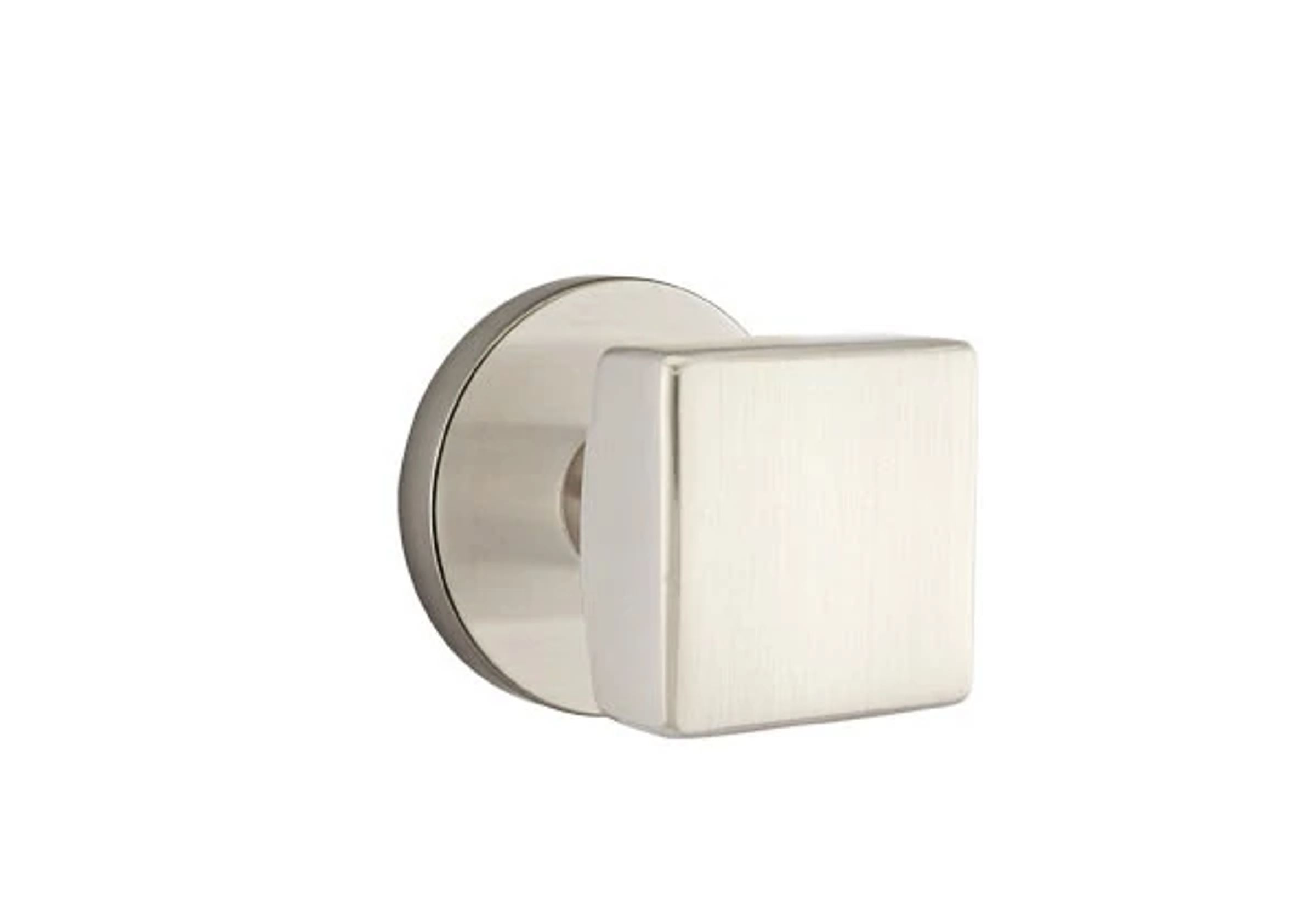 Emtek Square Knob Set with Disk Rosette