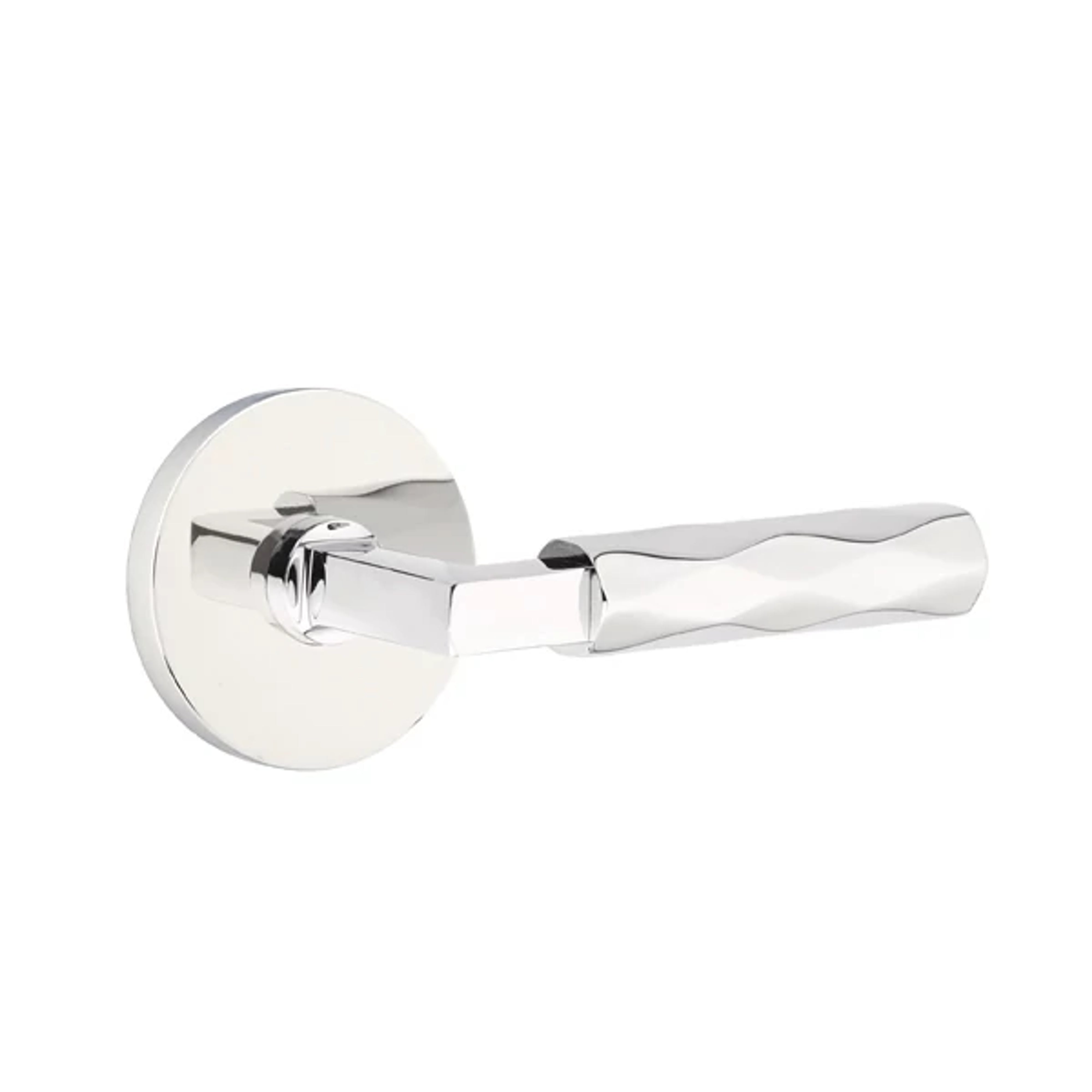 Emtek Select L-Square Tribeca Lever Set with Disk Rosette