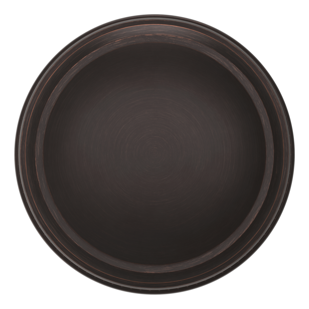 Baldwin 5069 Traditional Round Knob Set with 5076 Rose Venetian Bronze / Privacy / Reversible