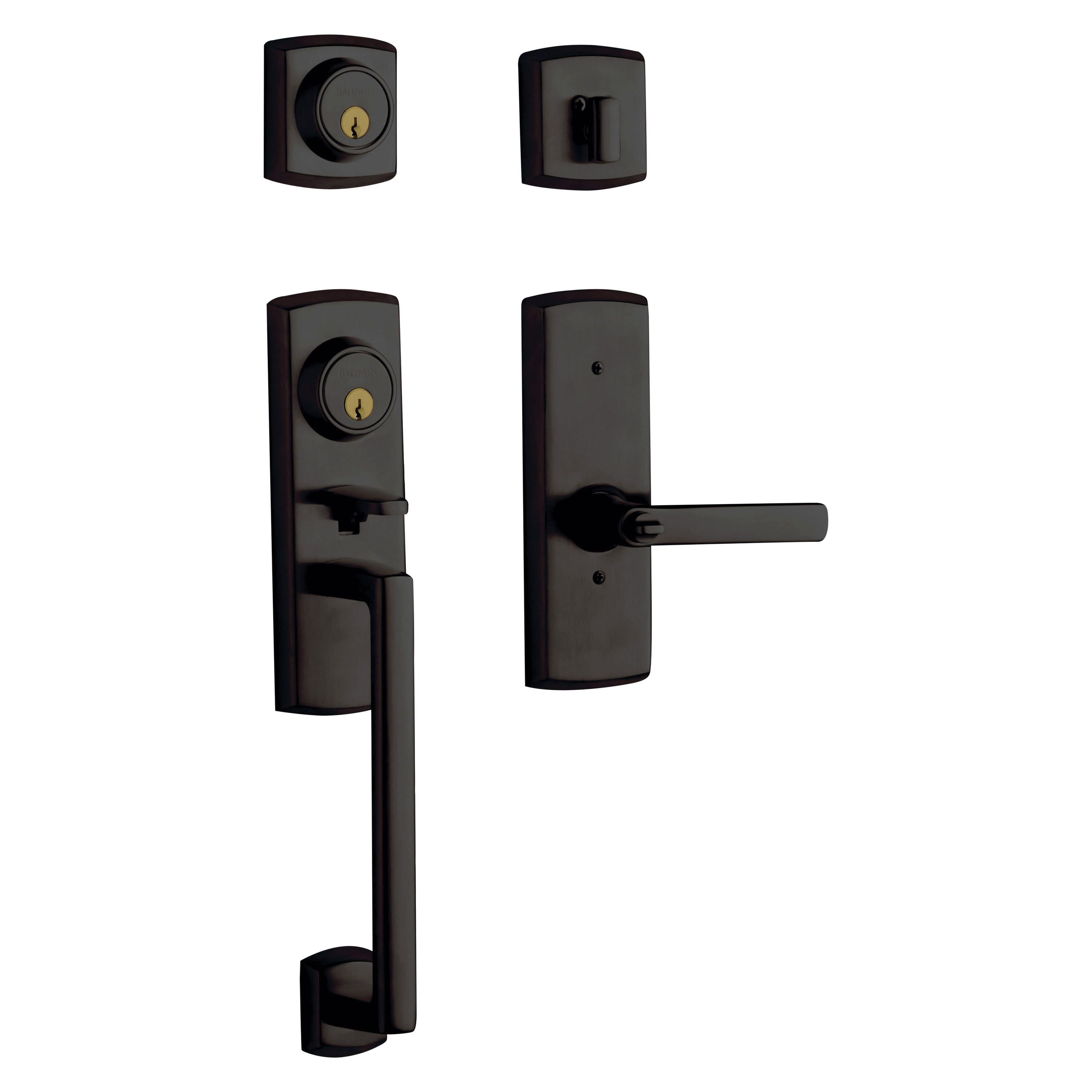 Baldwin Soho 2-Point Handleset with Soho Lever