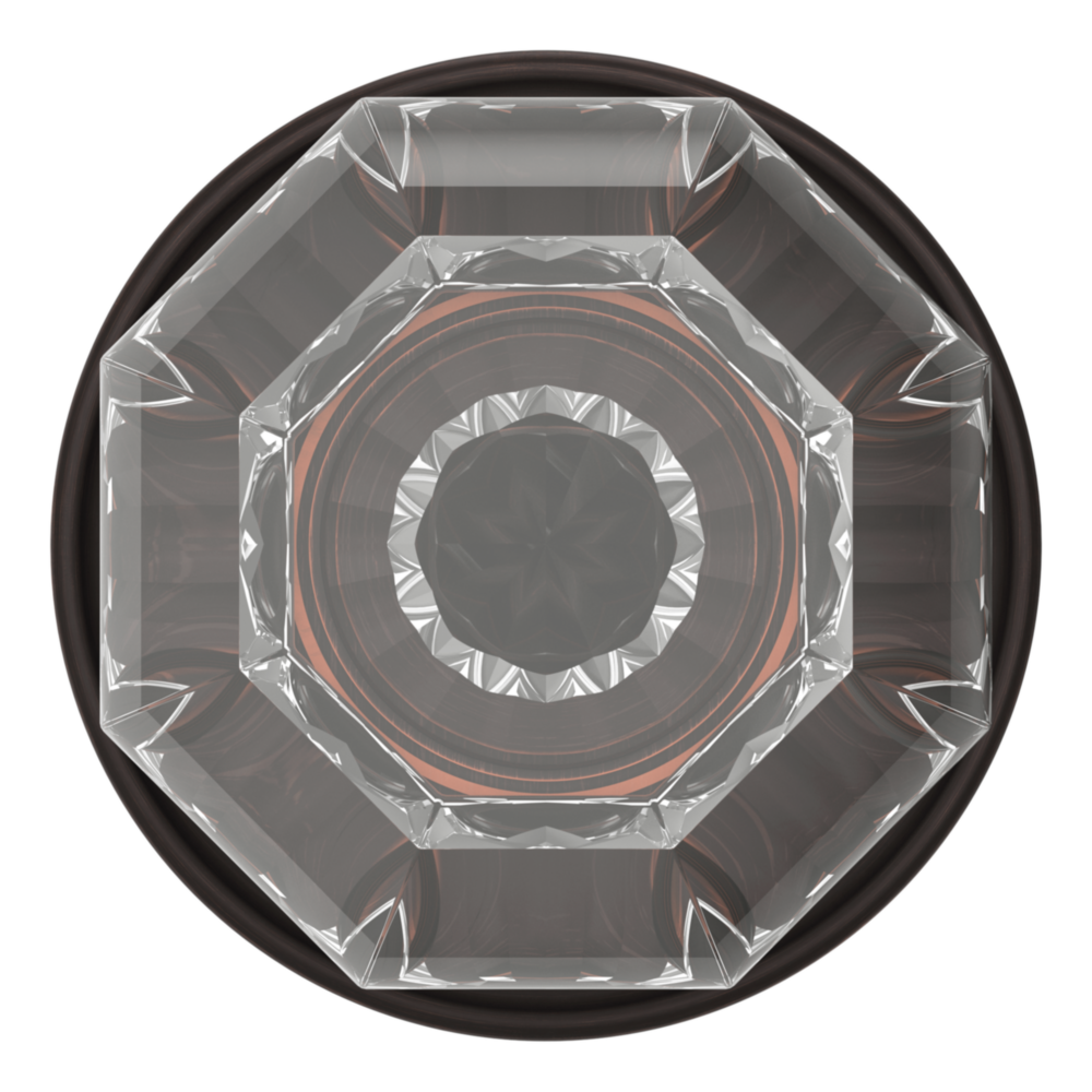 Baldwin 5080 Fillmore Knob Set with 5048 Rose Venetian Bronze / Full Dummy / Reversible