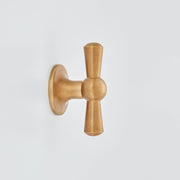 Croft Crossed Cabinet Knob 30mm / Smoked Brass