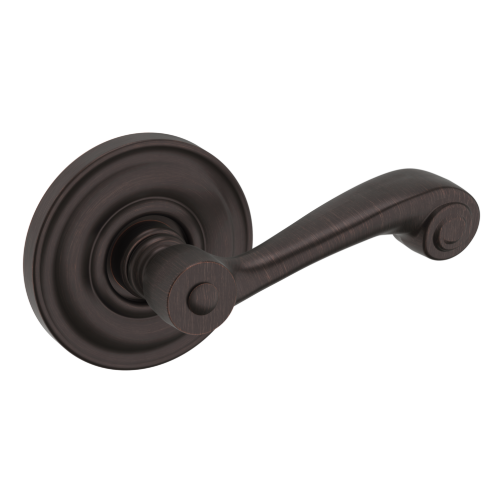 Baldwin 5103 Wave Lever Set with 5048 Rose Venetian Bronze / Full Dummy / Reversible
