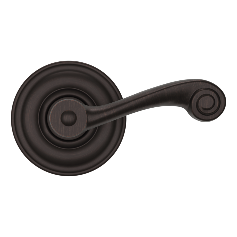 Baldwin 5103 Wave Lever Set with 5048 Rose Venetian Bronze / Full Dummy / Reversible