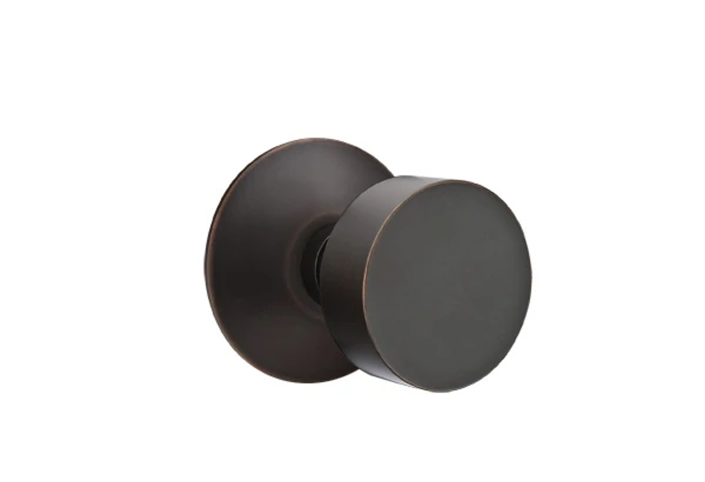 Emtek Round Knob Set with Modern Rosette