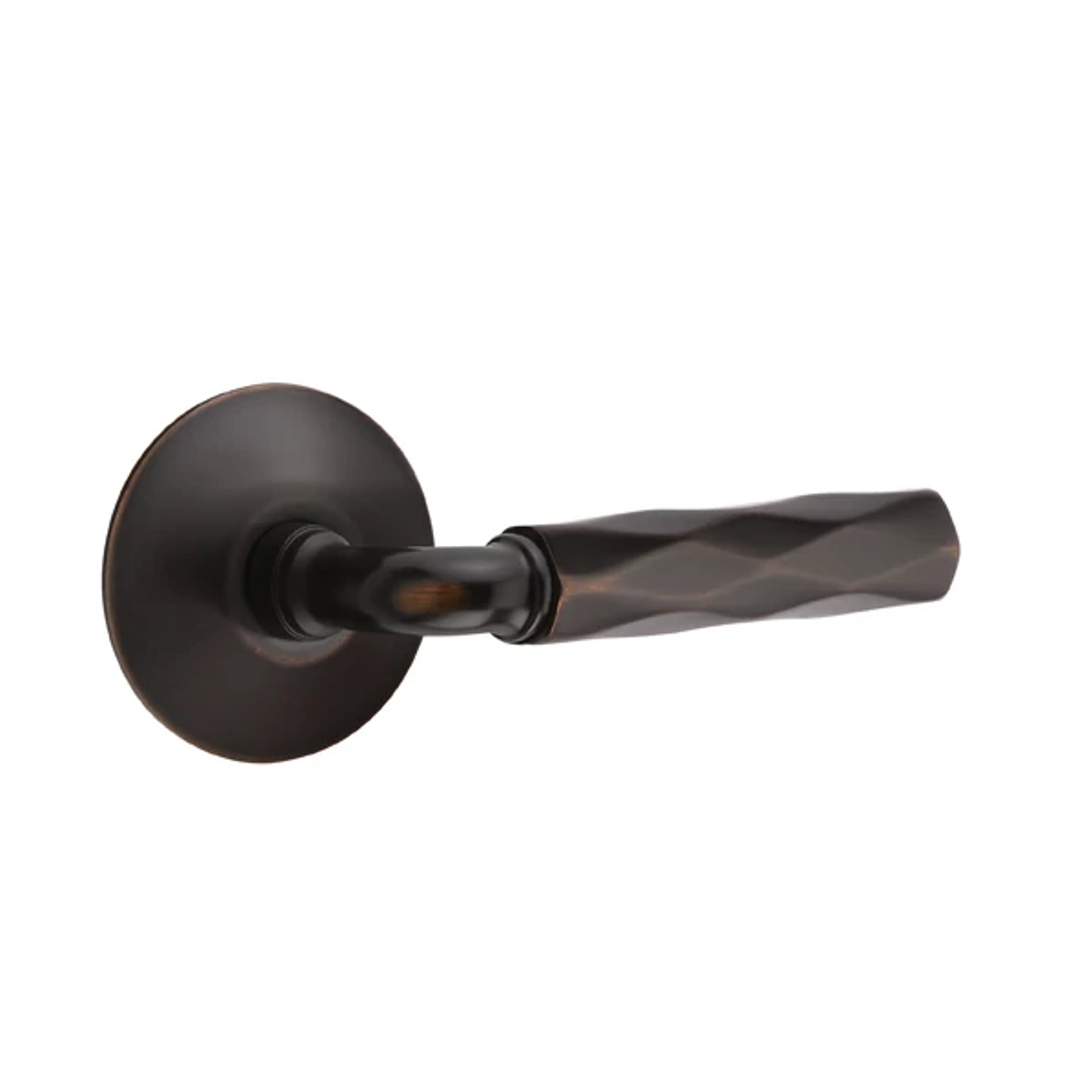 Emtek Select R-Bar Tribeca Lever Set with Modern Rosette