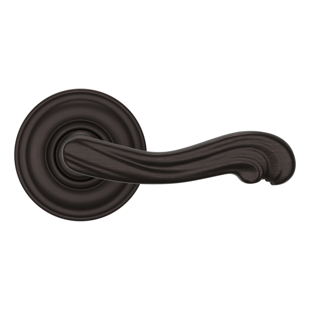 Baldwin 5108 Kensington Lever Set with 5048 Rose Venetian Bronze / Passage / Reversible