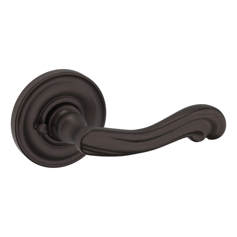Baldwin 5108 Kensington Lever Set with 5048 Rose Venetian Bronze / Privacy / Reversible