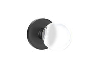 Emtek Concealed Fastener Bristol Glass Knob Set with Disk Rosette
