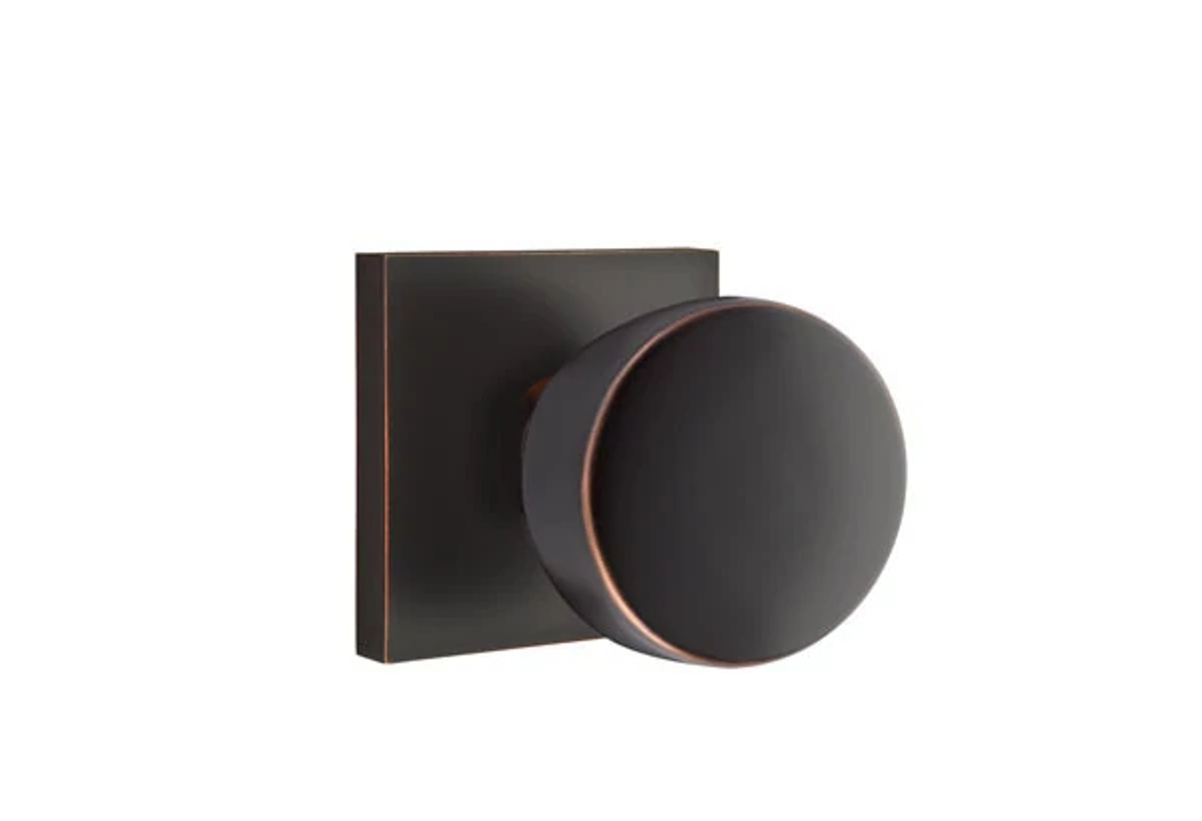 Emtek Concealed Fastener Laurent Knob Set with Square Rosette