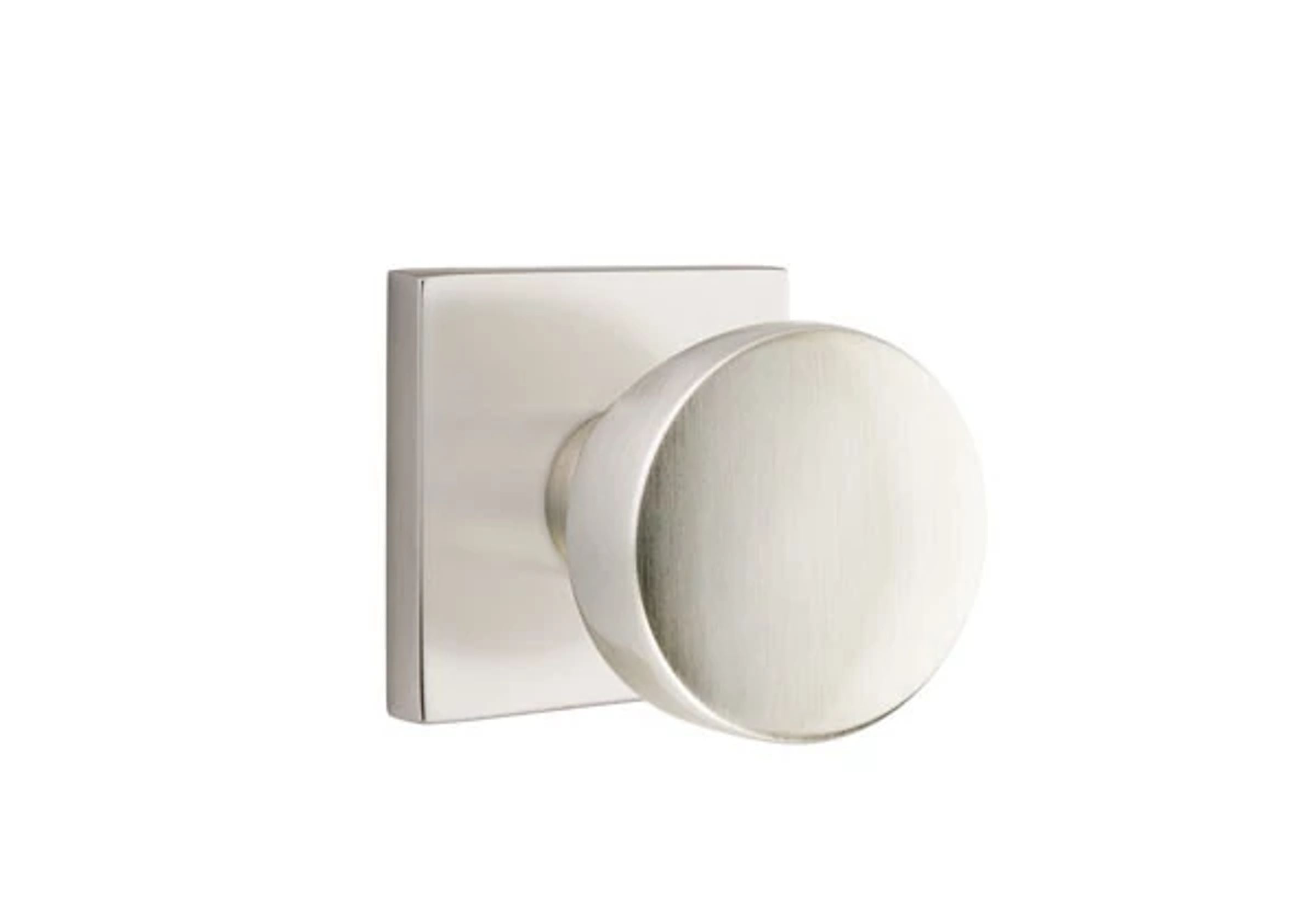 Emtek Concealed Fastener Laurent Knob Set with Square Rosette