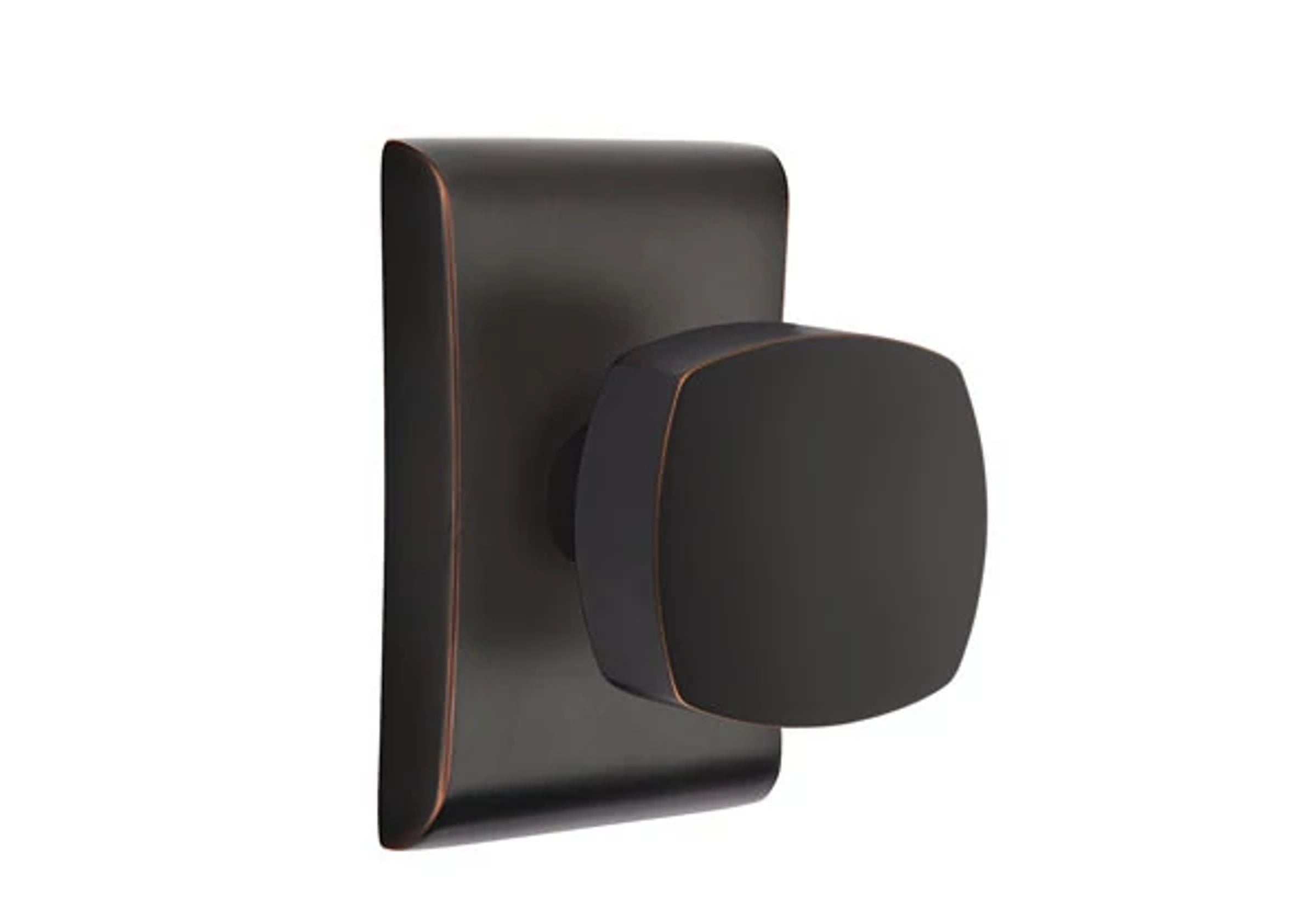 Emtek Concealed Fastener Freestone Knob Set with Neos Rosette