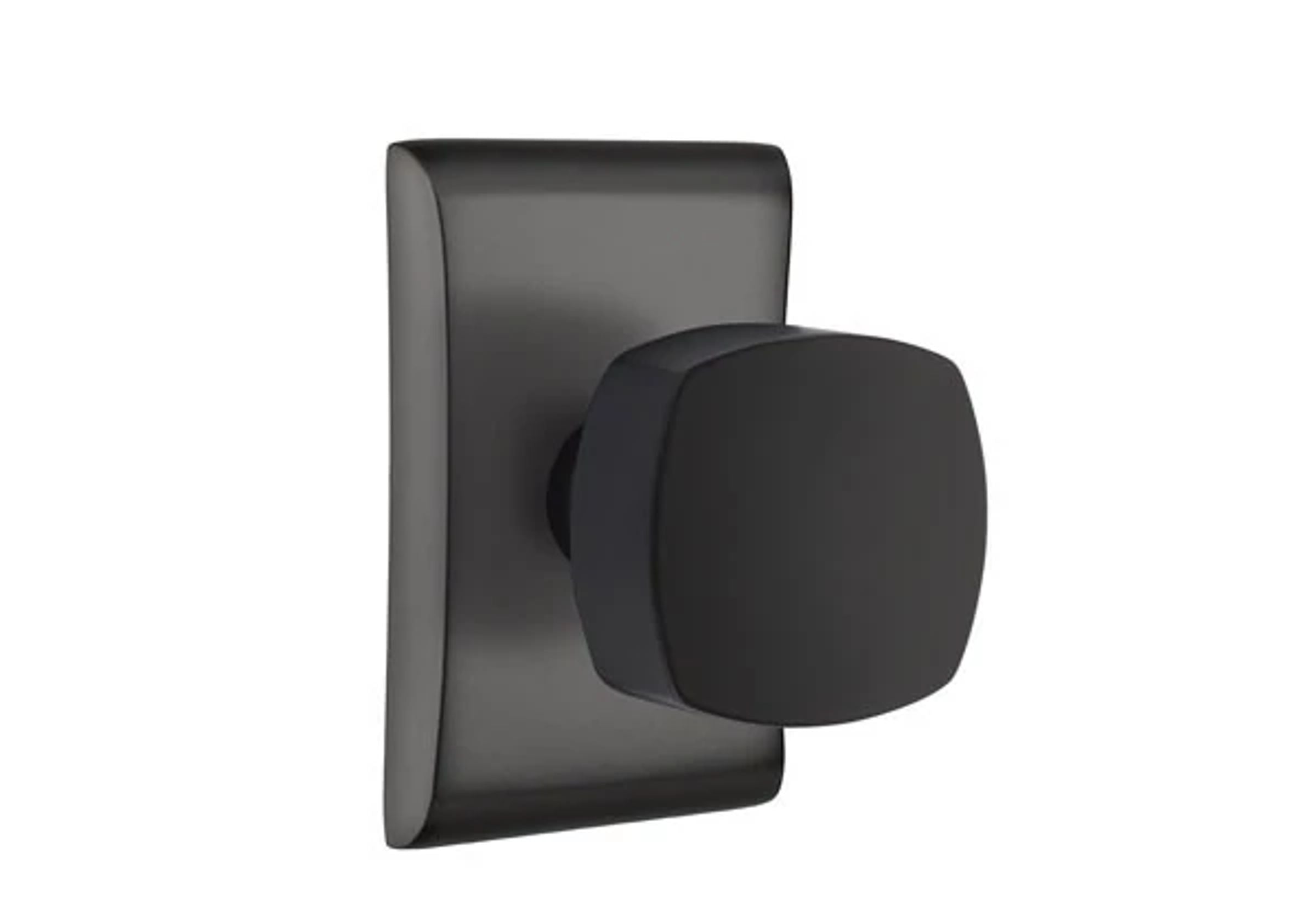 Emtek Concealed Fastener Freestone Knob Set with Neos Rosette