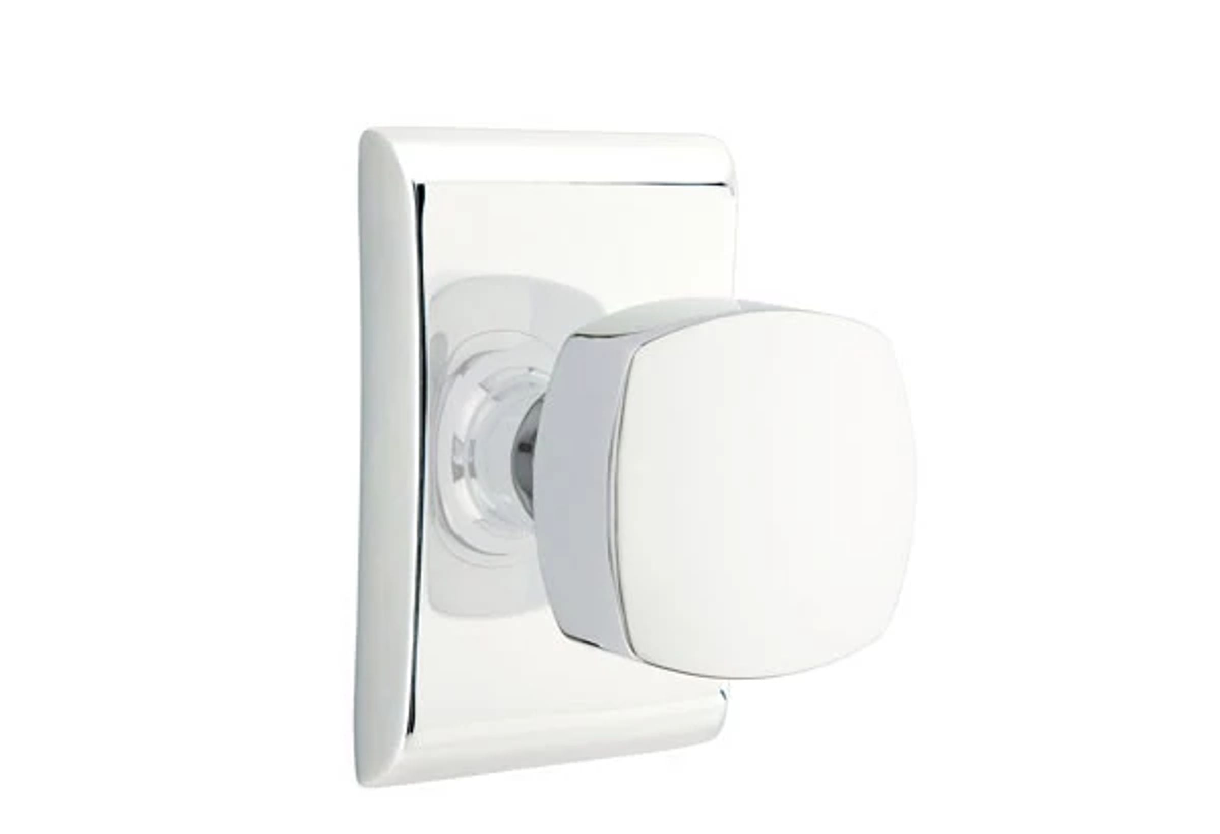 Emtek Concealed Fastener Freestone Knob Set with Neos Rosette