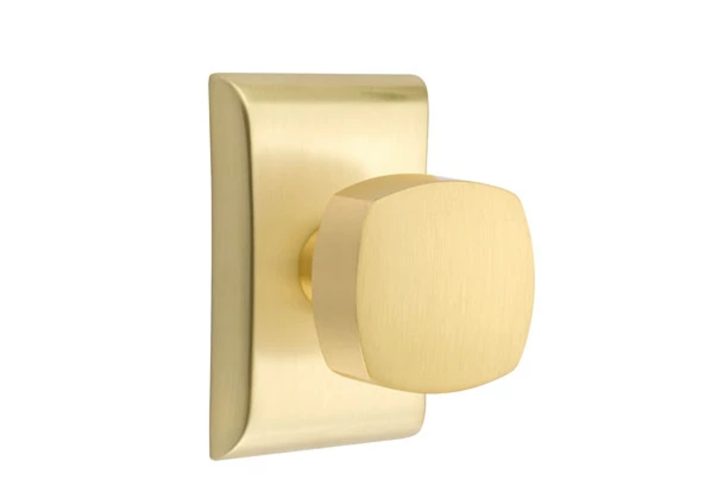 Emtek Concealed Fastener Freestone Knob Set with Neos Rosette