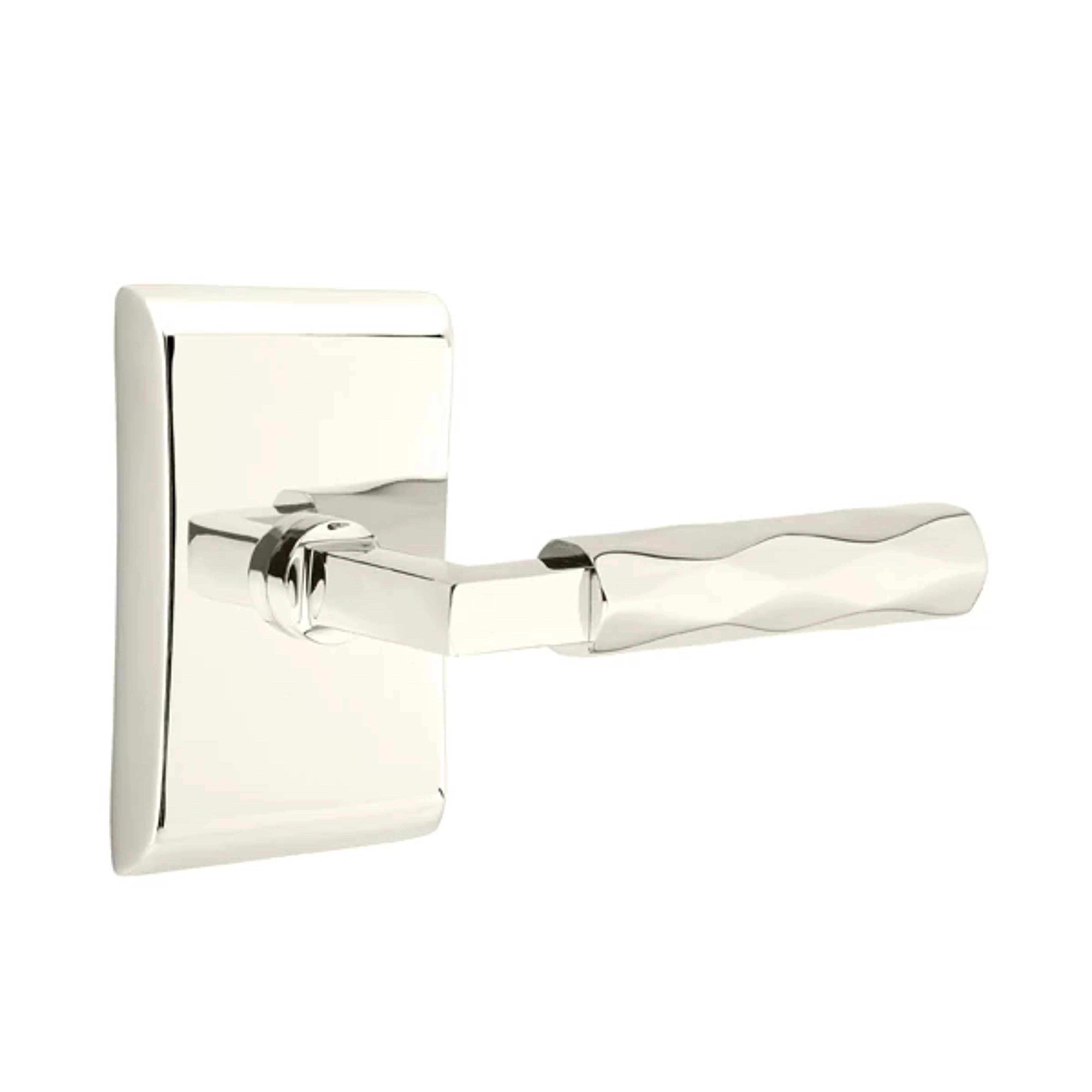 Emtek Select L-Square Tribeca Lever Set with Neos Rosette