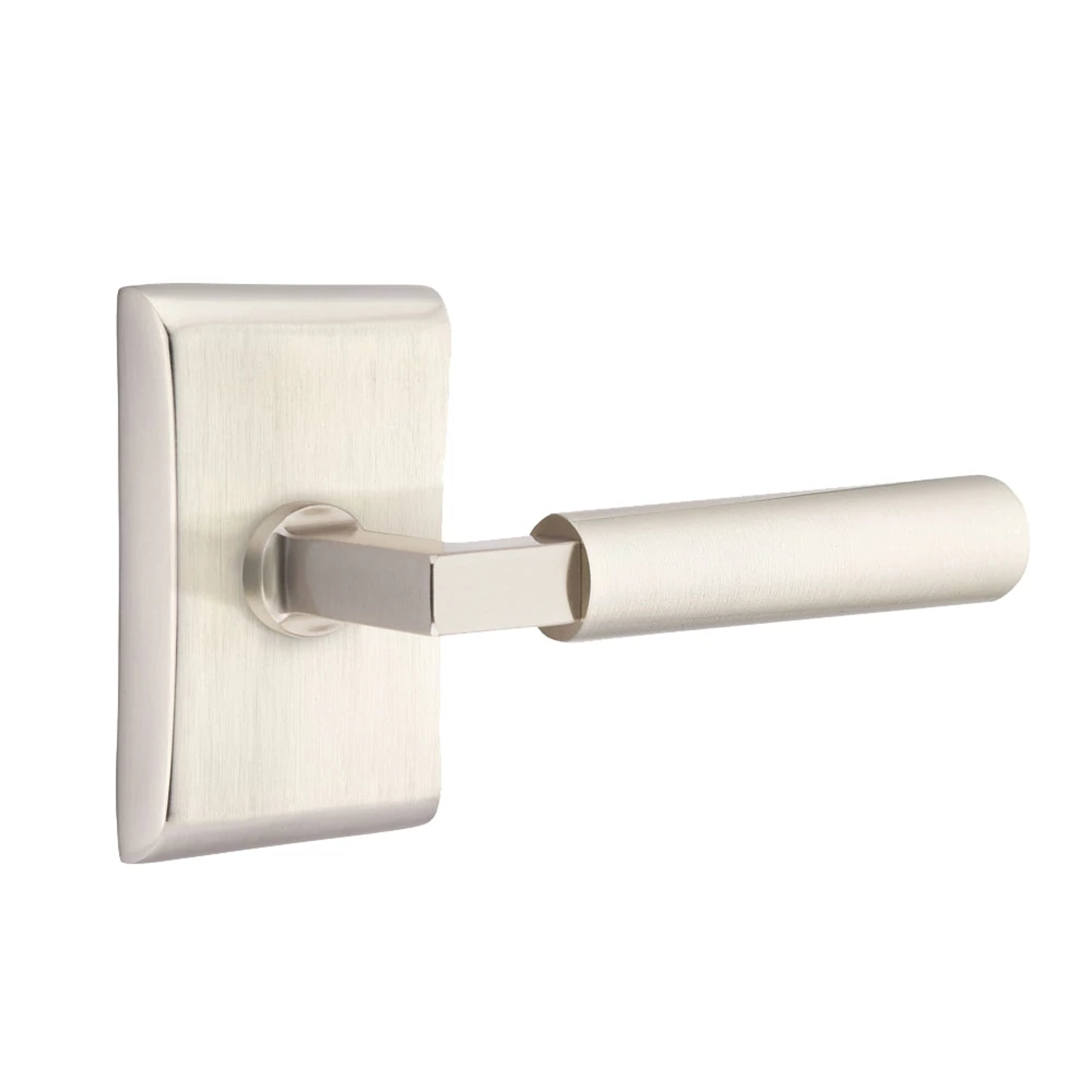 Emtek Select L-Square Smooth Lever Set with Neos Rosette