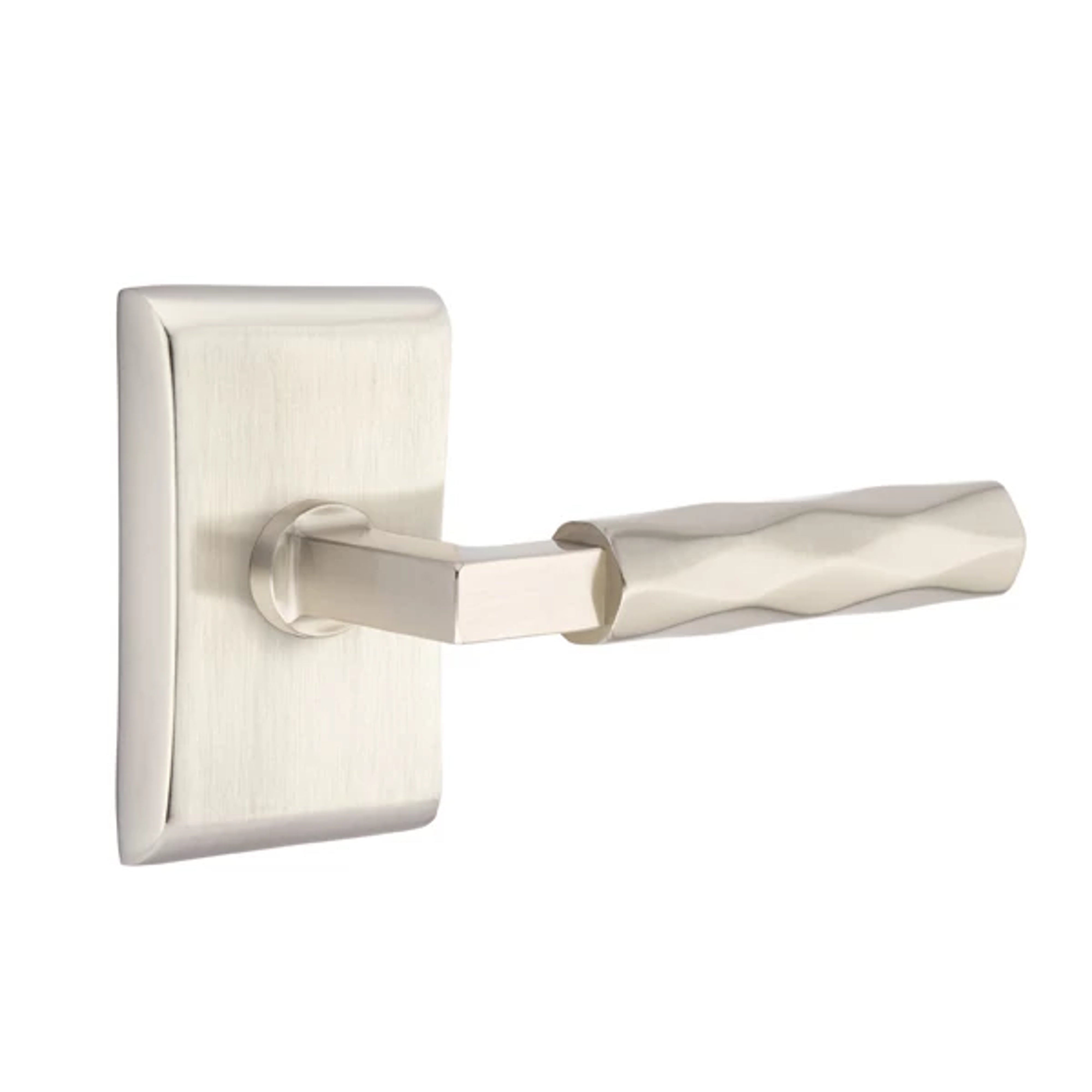 Emtek Select L-Square Tribeca Lever Set with Neos Rosette