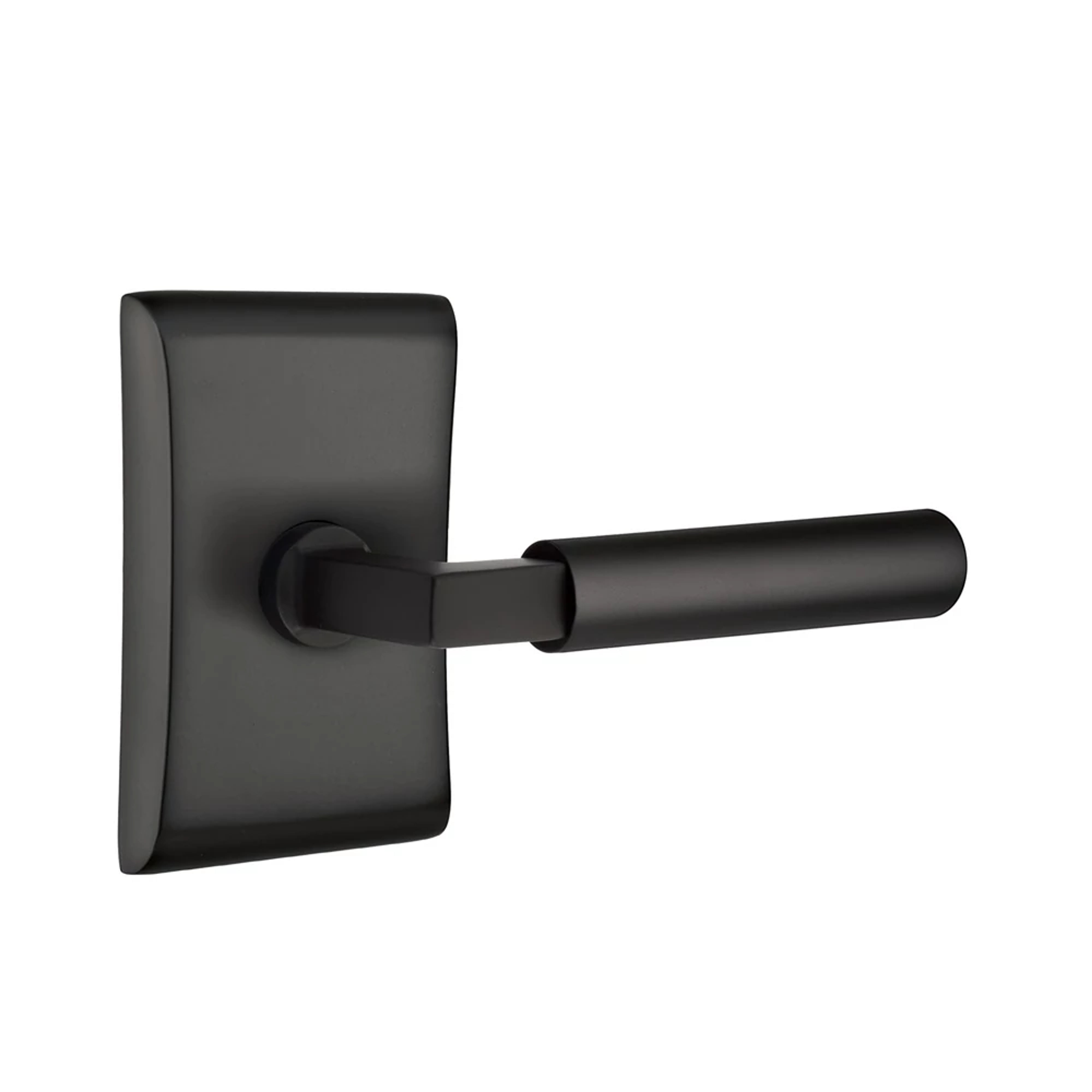 Emtek Select L-Square Smooth Lever Set with Neos Rosette