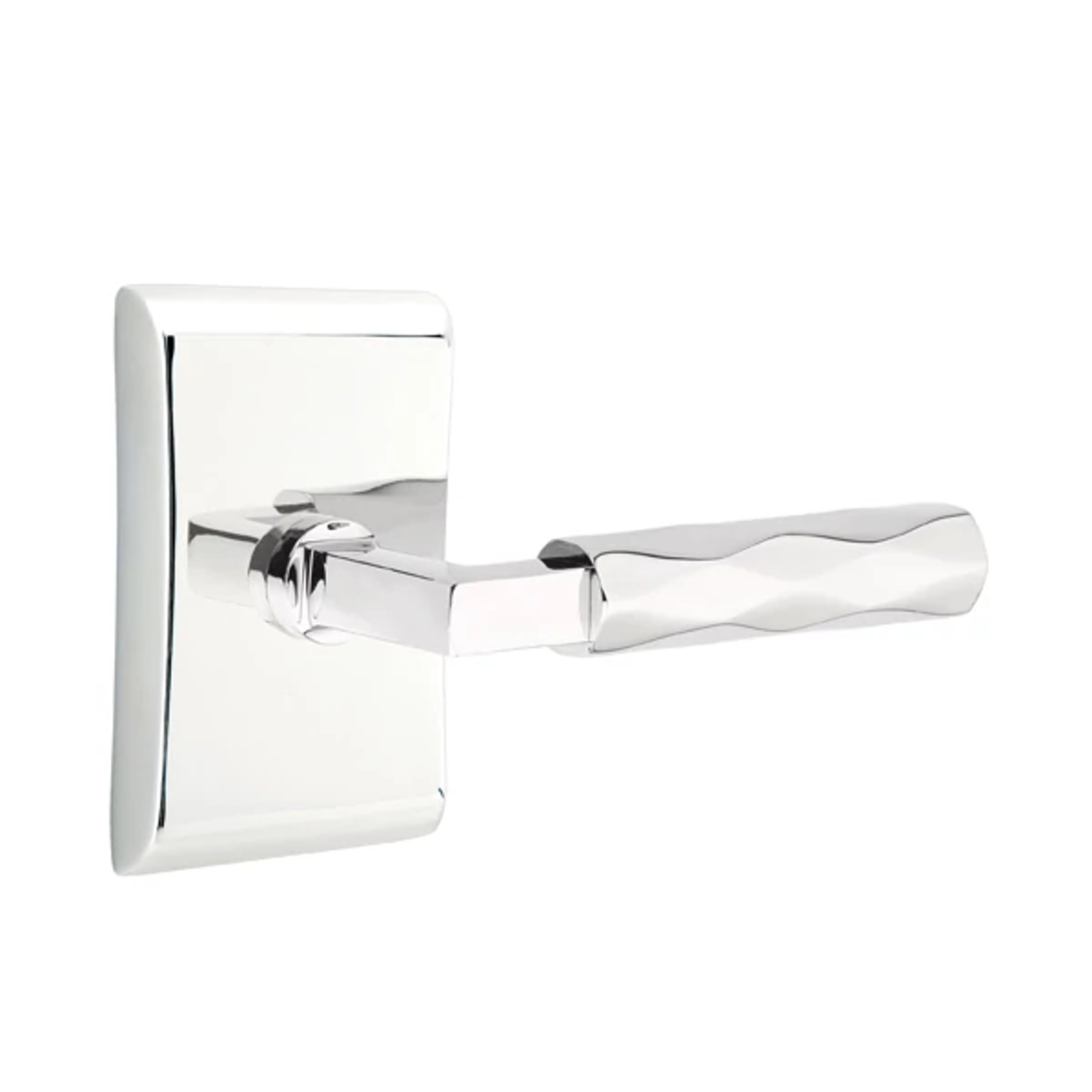 Emtek Select L-Square Tribeca Lever Set with Neos Rosette