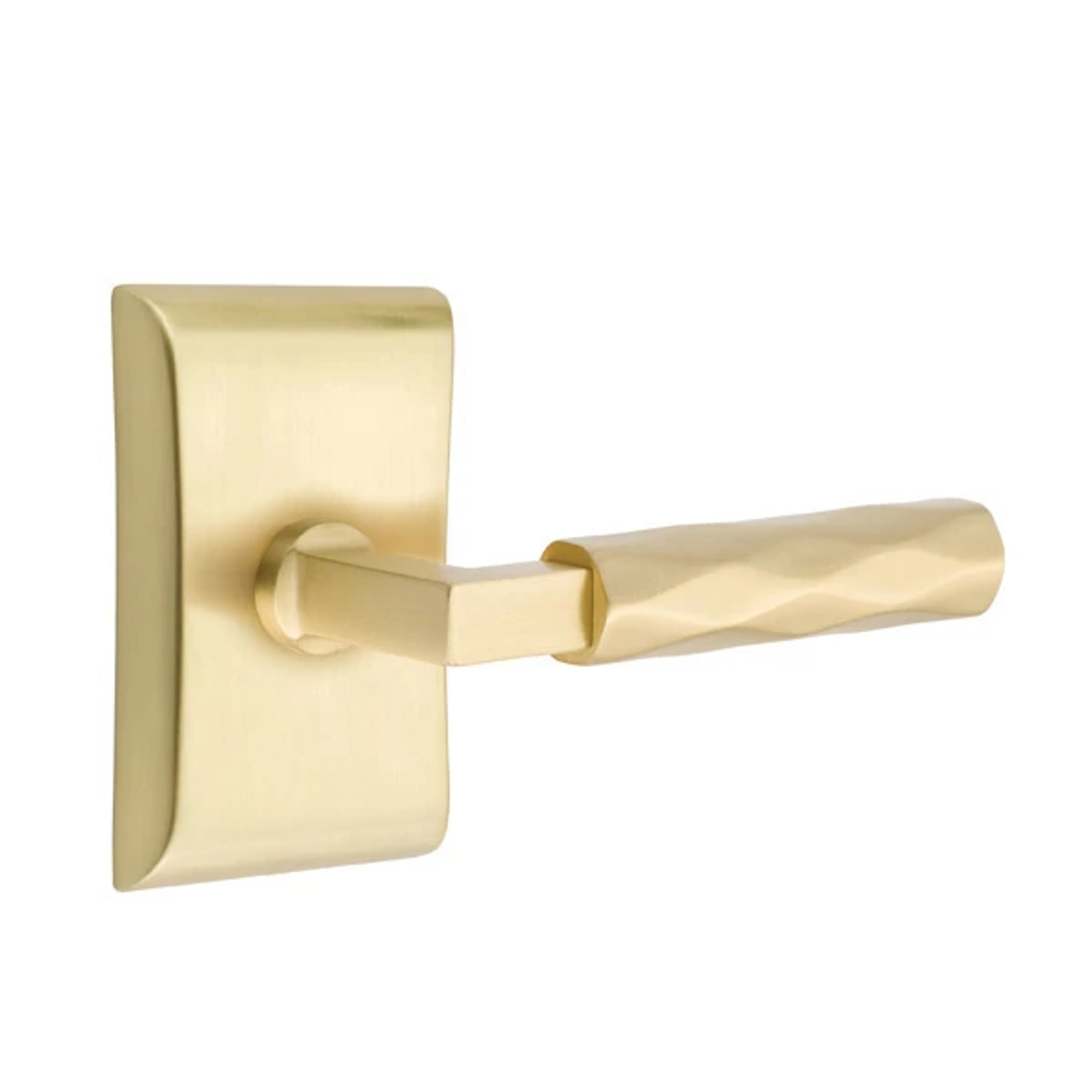 Emtek Select L-Square Tribeca Lever Set with Neos Rosette