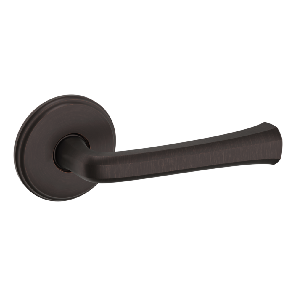 Baldwin 5112 Transitional Straight Lever Set with 5075 Rose