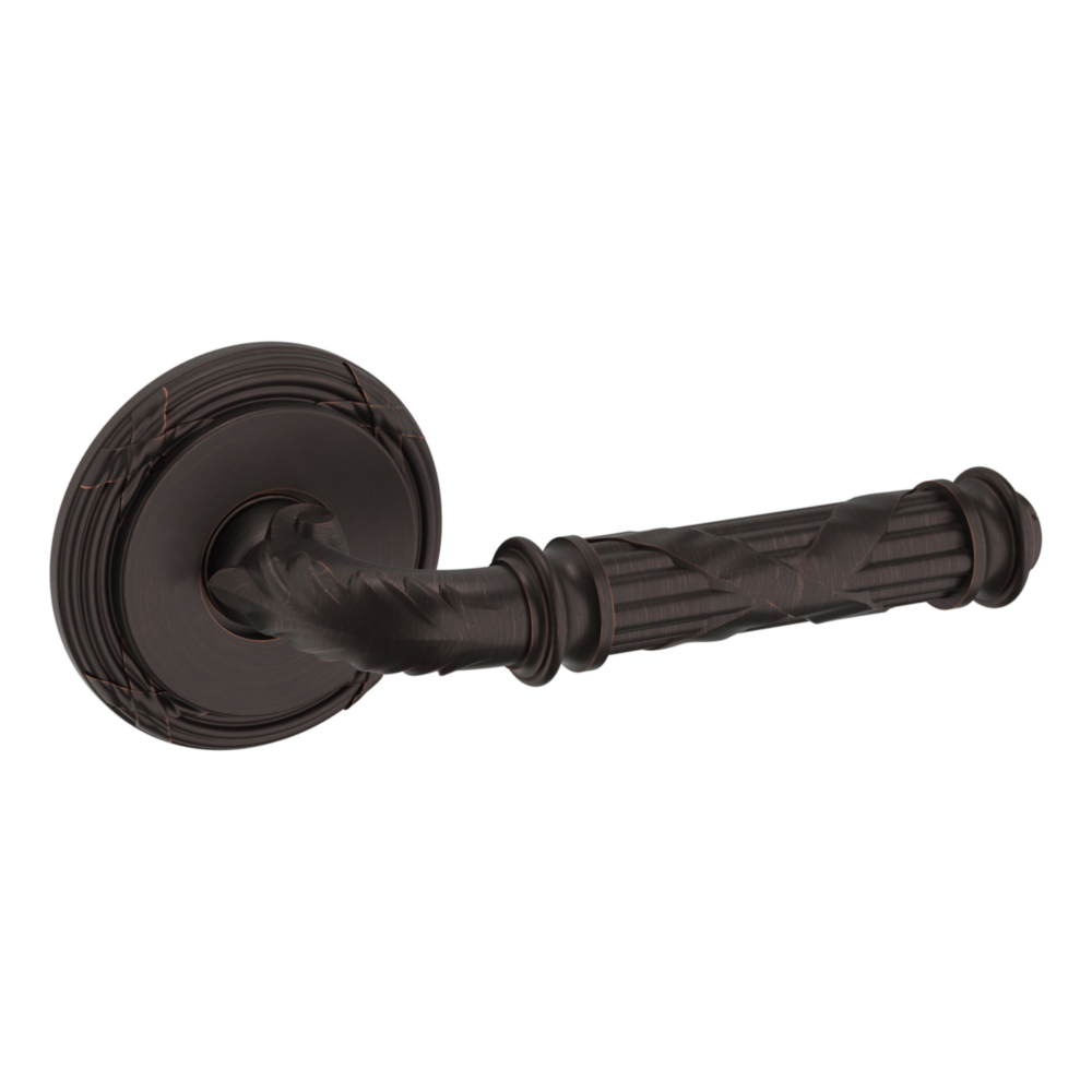 Baldwin 5122 Edinburgh Lever Set with 5022 Rose Venetian Bronze / Full Dummy / Reversible