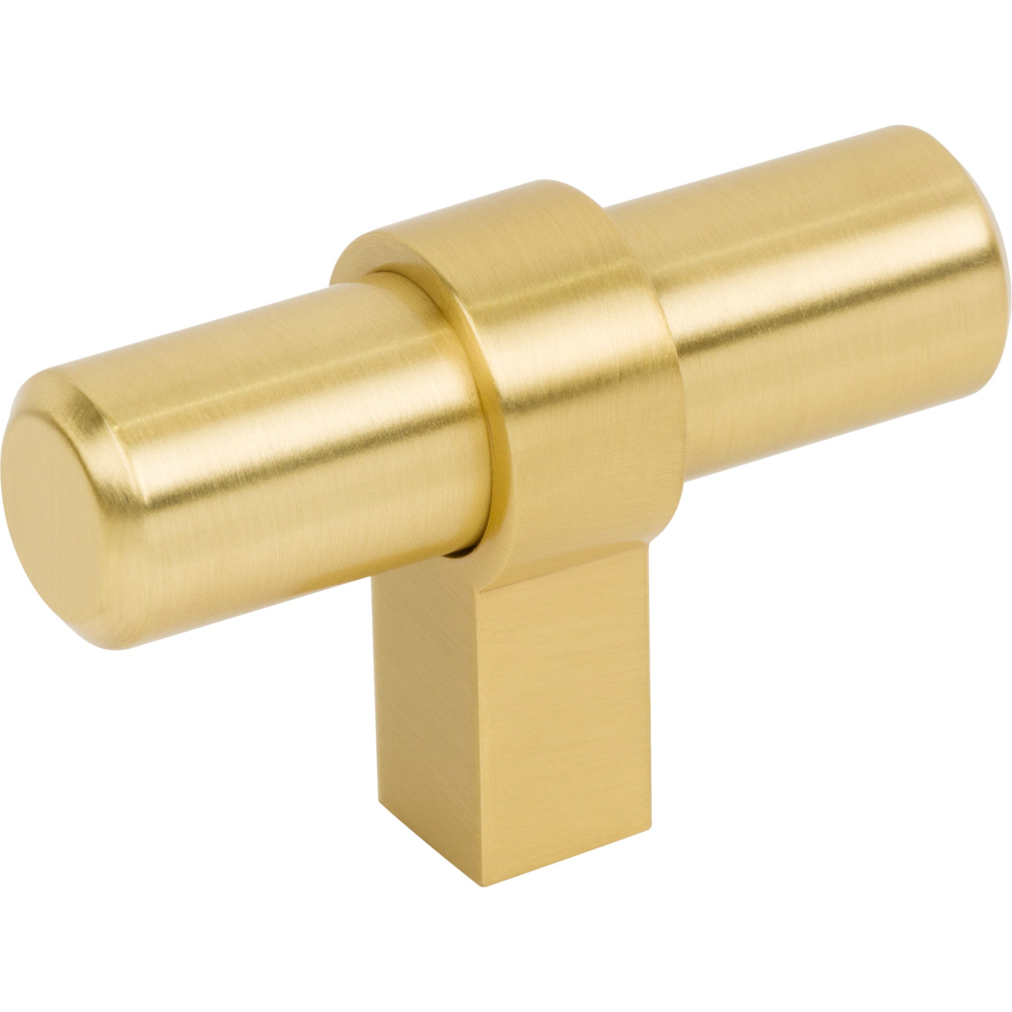 Jeffrey Alexander Key Grande T-Knob Brushed Gold / 2"