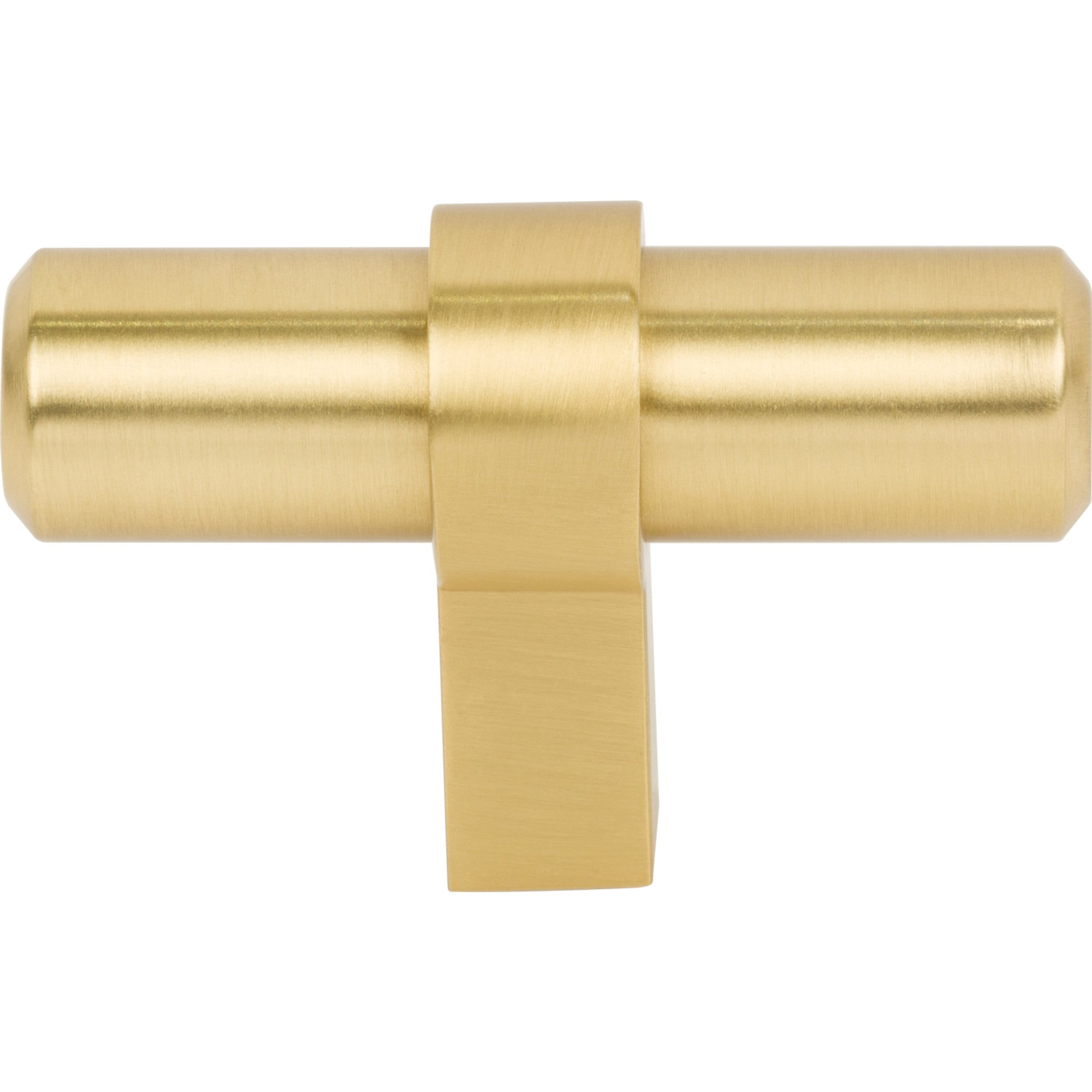Jeffrey Alexander Key Grande T-Knob Brushed Gold / 2"