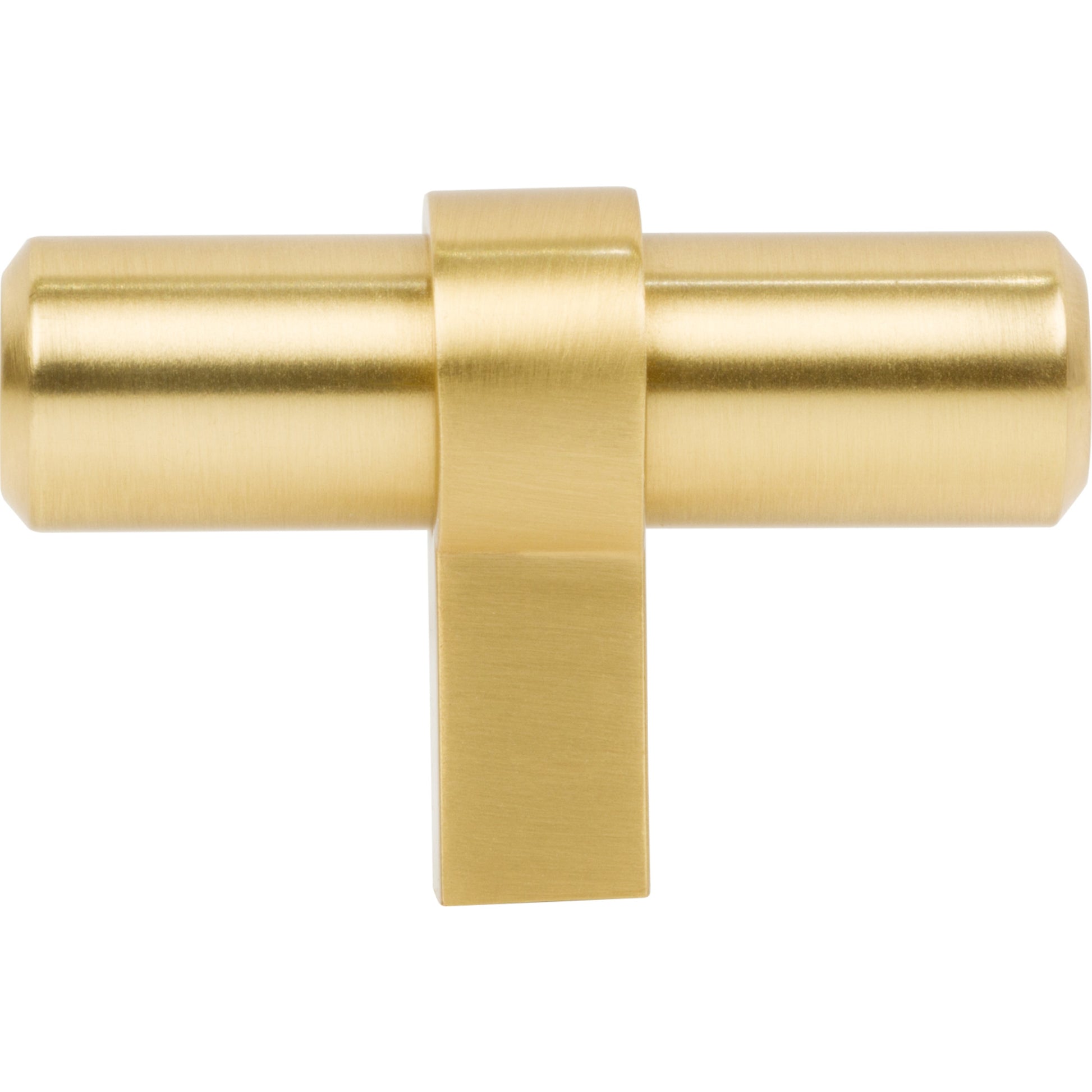 Jeffrey Alexander Key Grande T-Knob Brushed Gold / 2"