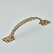 Croft Plain Cabinet Handle 190mm / Light Antique Brass