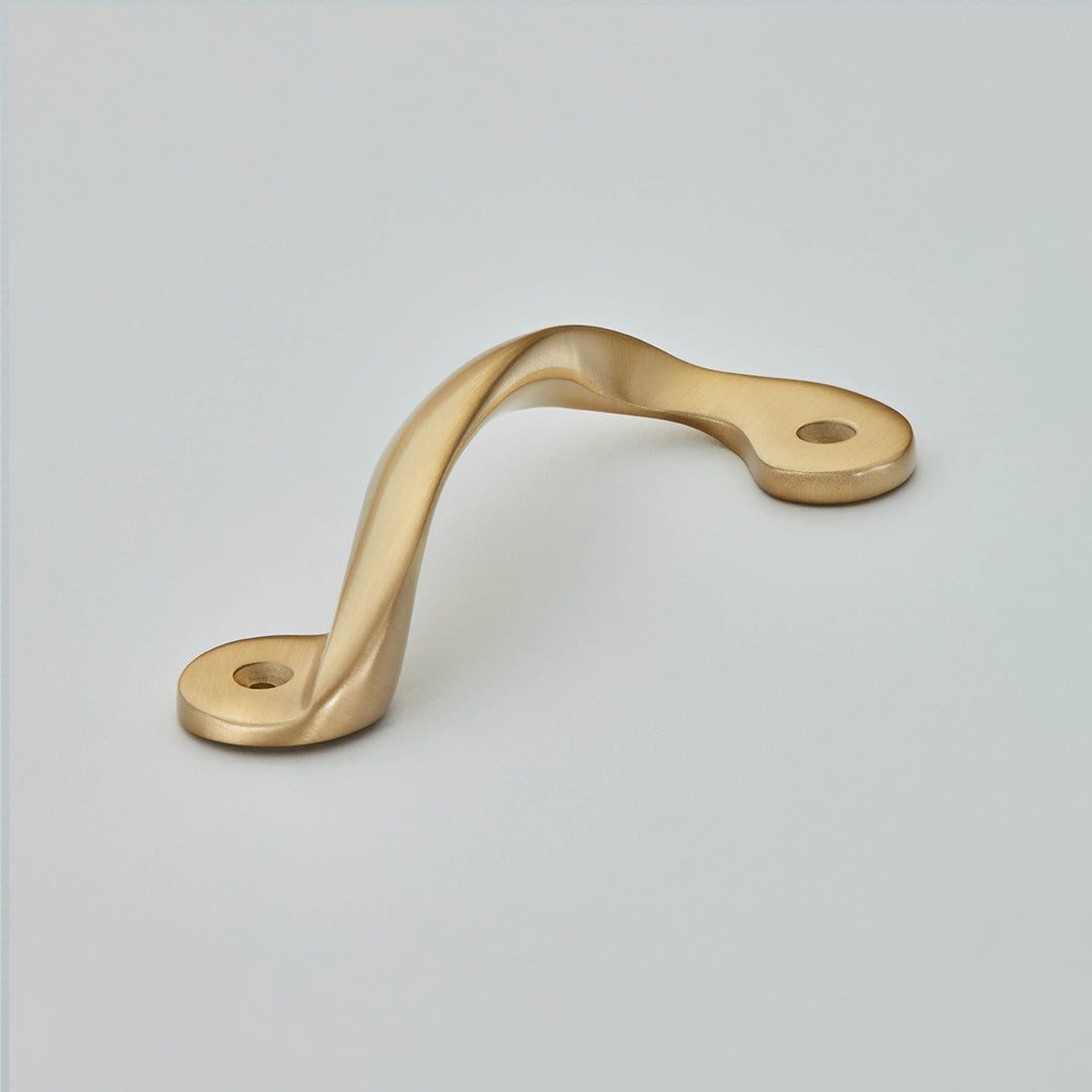 Croft Twisting Cabinet Handle 36mm / Satin Brass